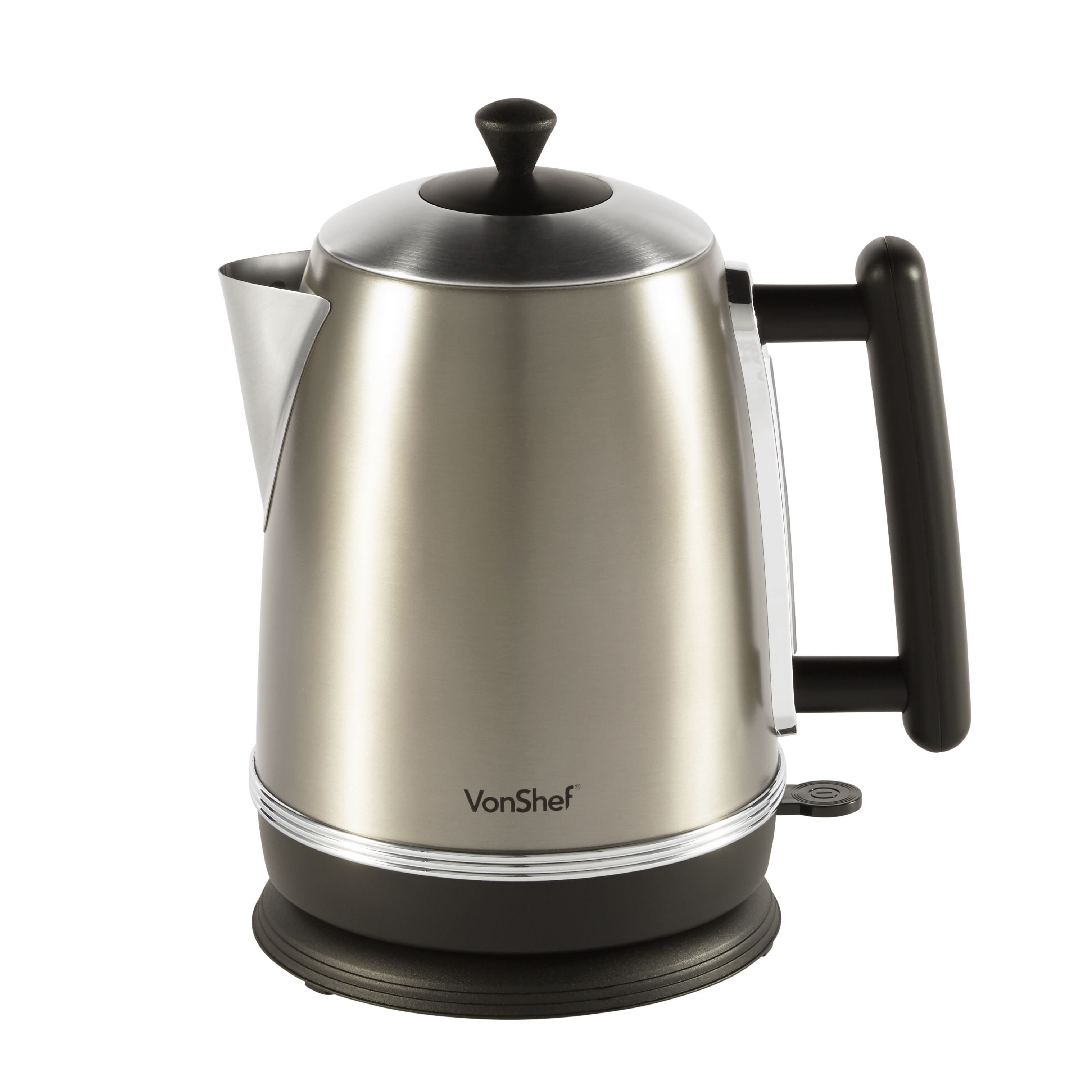 VonShef Kettle Stainless Steel 1.7L Electric 2000W Cordless Tea Jug Rapid Boil 5056115722271 eBay