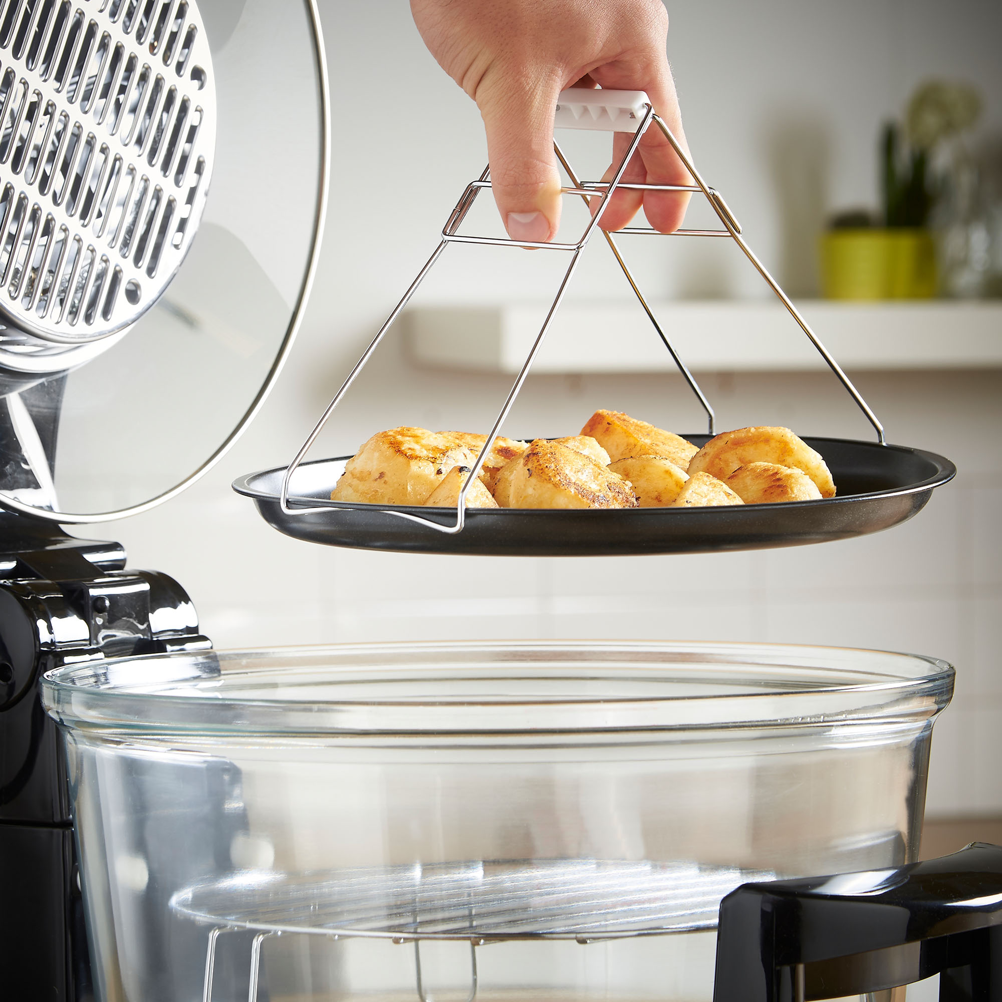 VonShef Premium 12L Hinged Lid Halogen Convection Oven Cooker & Extender Ring 5060192522013 eBay