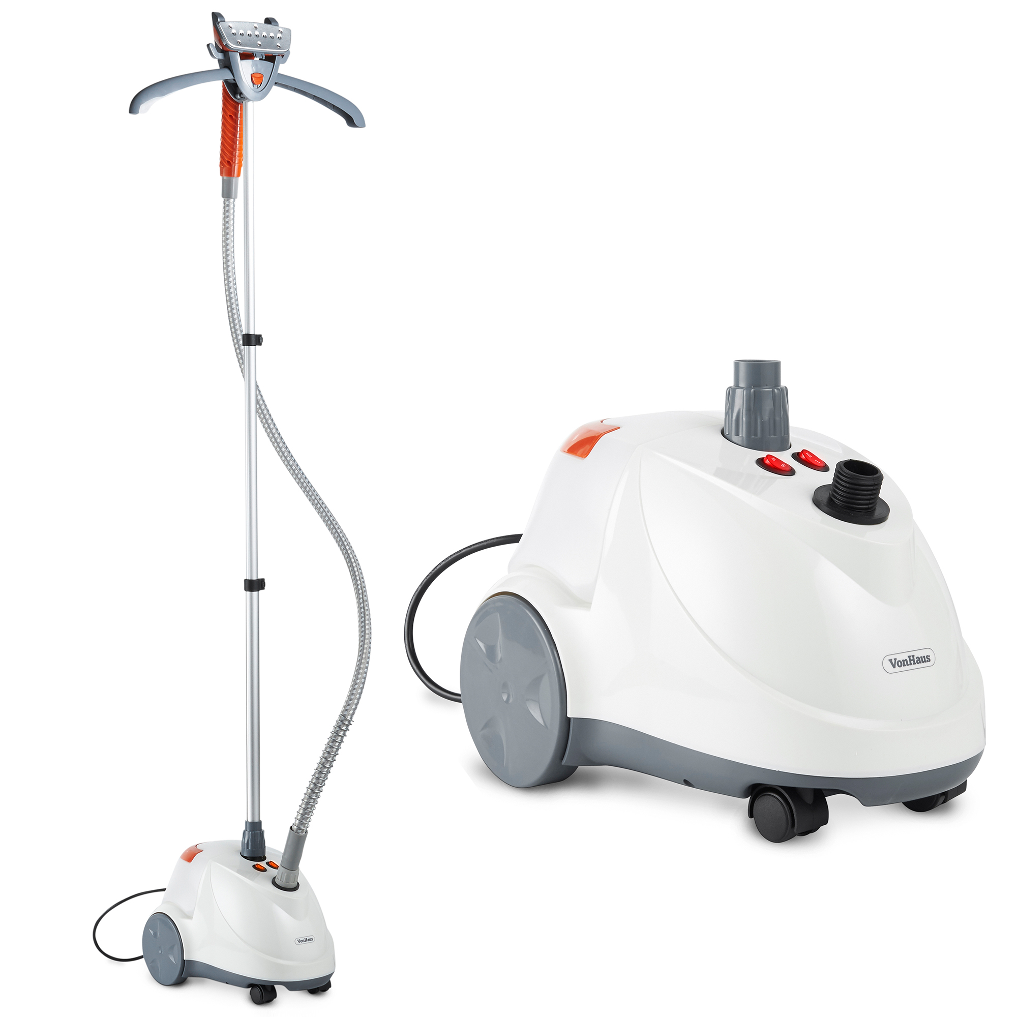 VonHaus Upright Garment Steamer / Iron / Steaming Station 1600W eBay