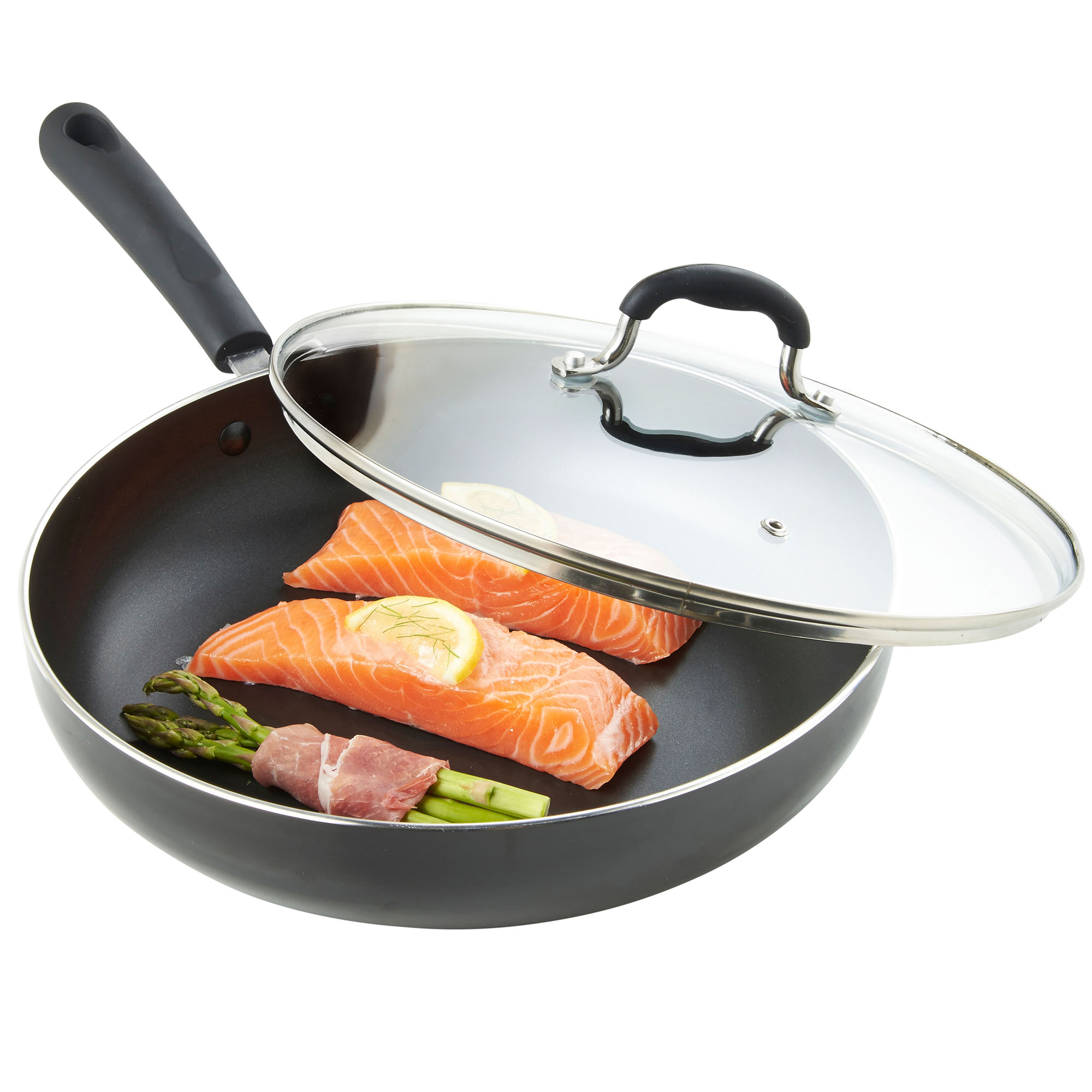 induction frying pan with lid