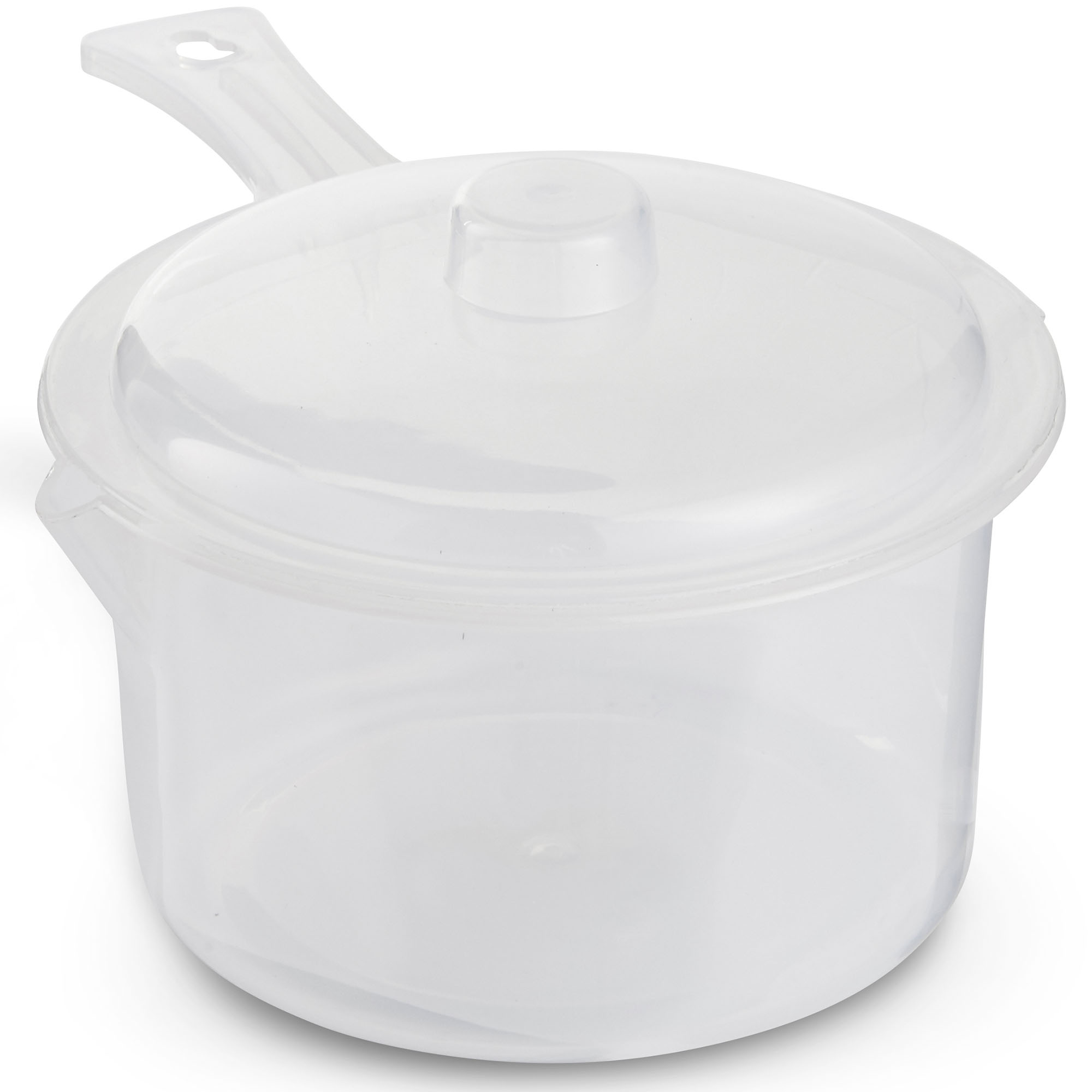 VonShef 600ml Plastic Microwave Cooking Pan Steamer Container Dish