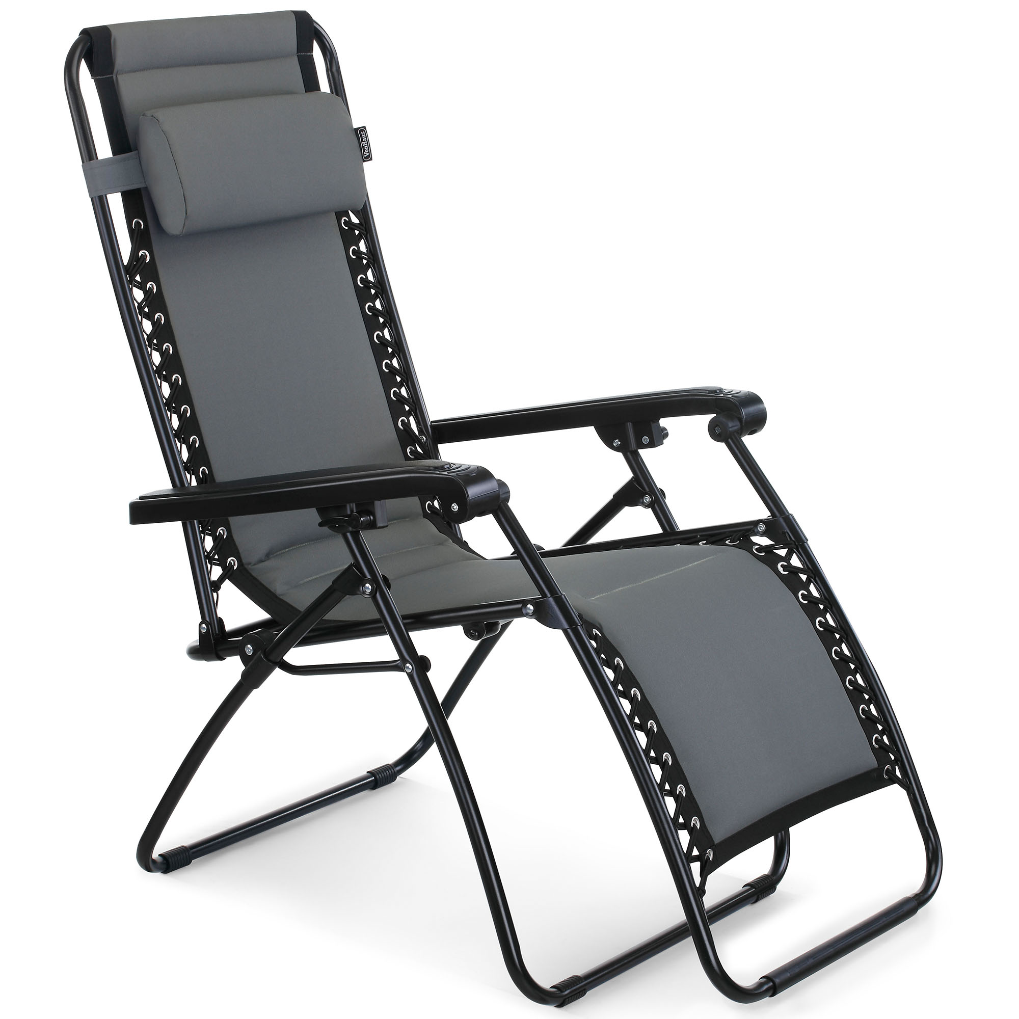 VonHaus Padded Zero Gravity Chair - Outdoor Garden Patio Sun Lounger