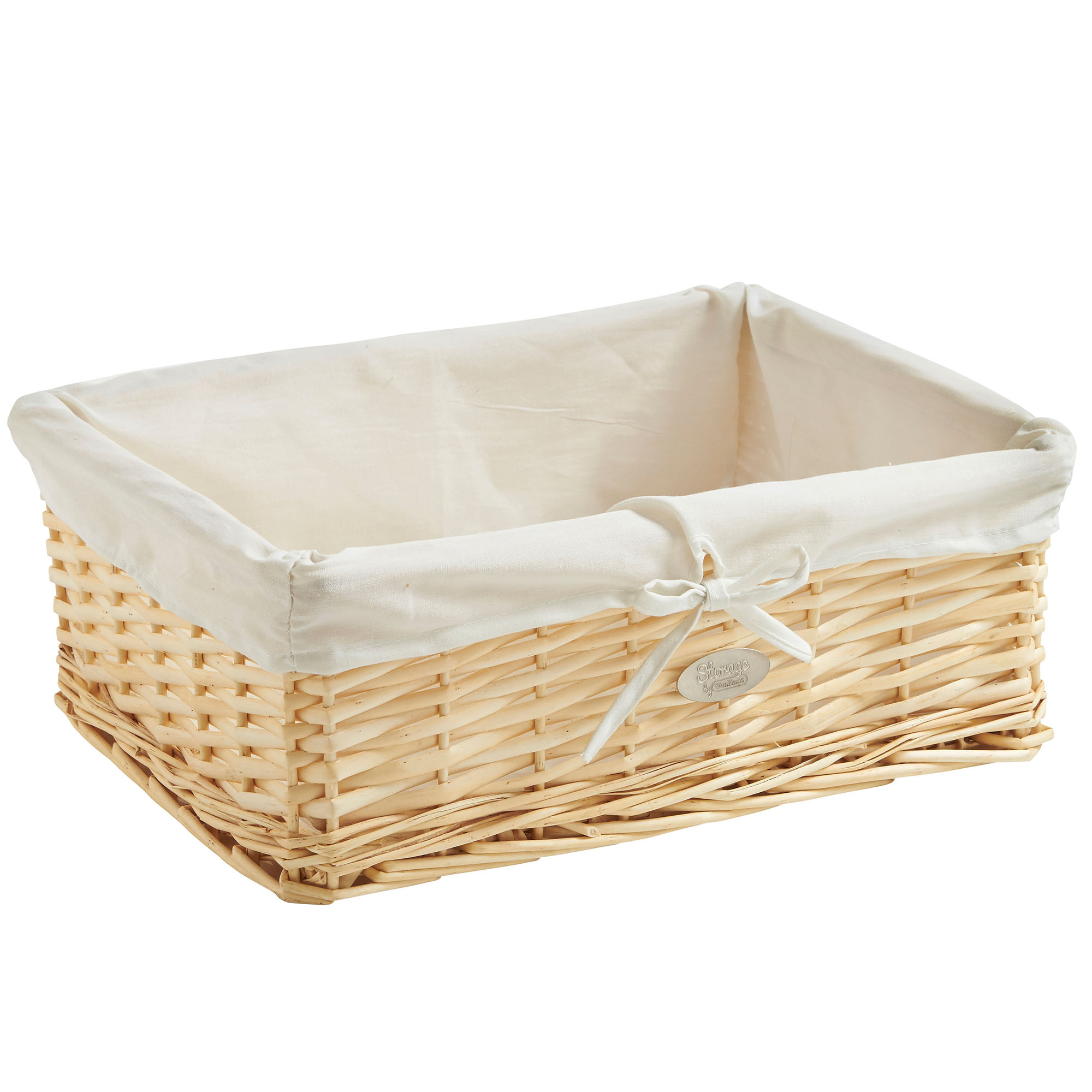 VonHaus Set of 3 Wicker Seagrass Storage Baskets Hamper ...