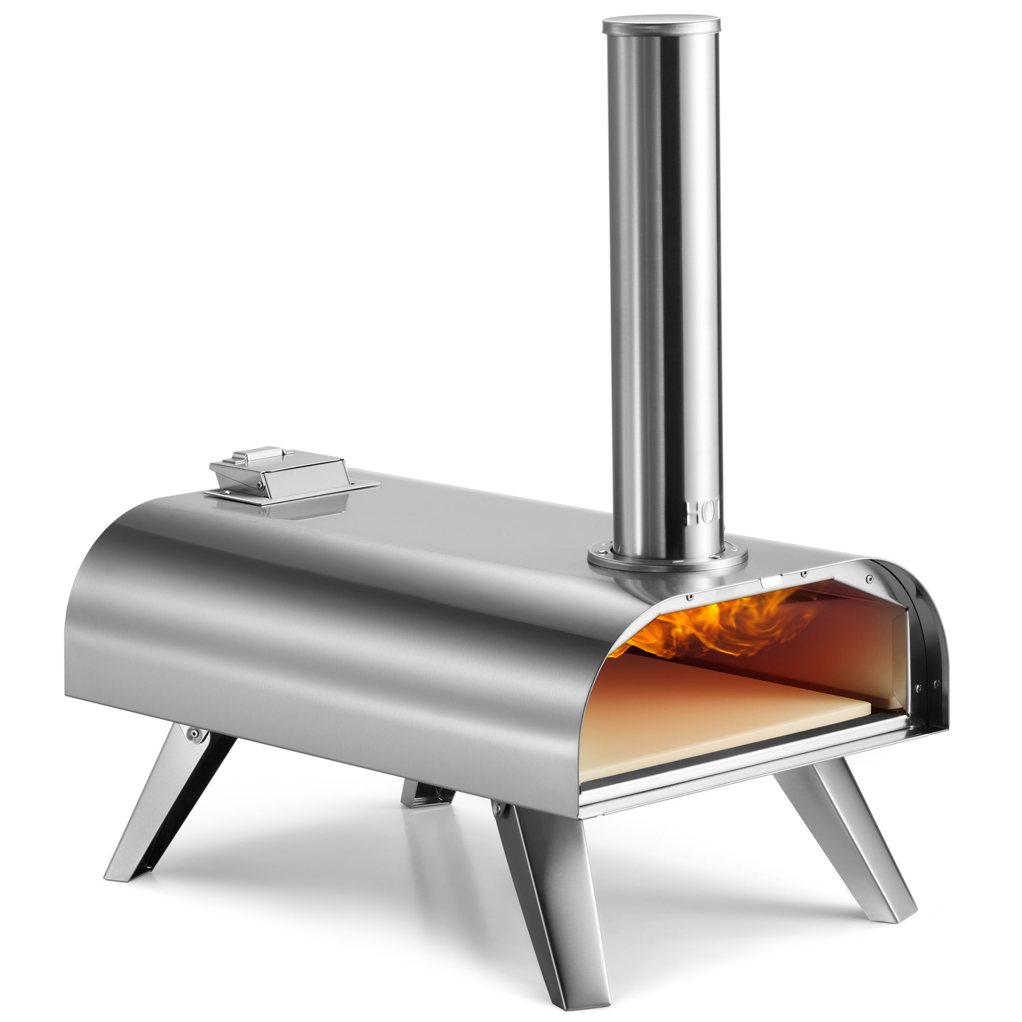 VonHaus Pizza Oven Outdoor for Tabletop, Pizza Stone Inc – for Up to 12” Pizzas