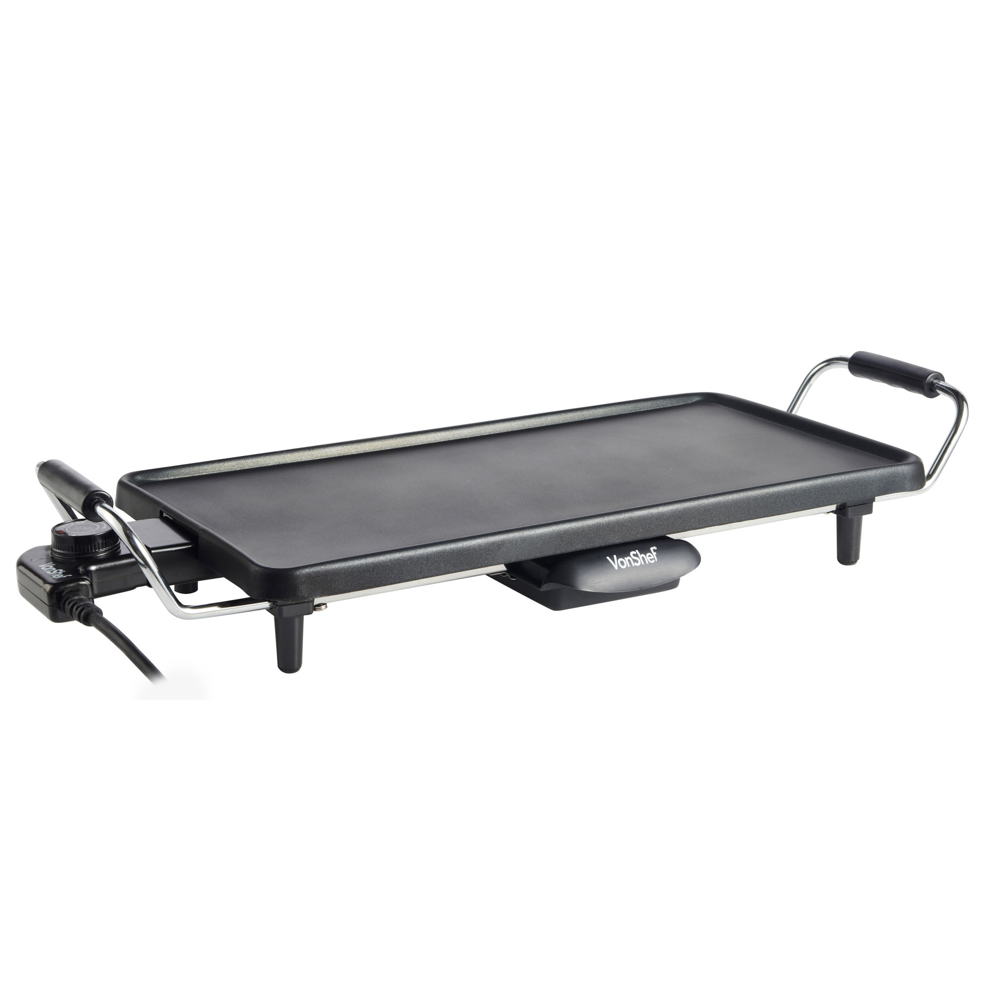 VonShef Electric Teppanyaki Table Top Grill Griddle BBQ Barbecue