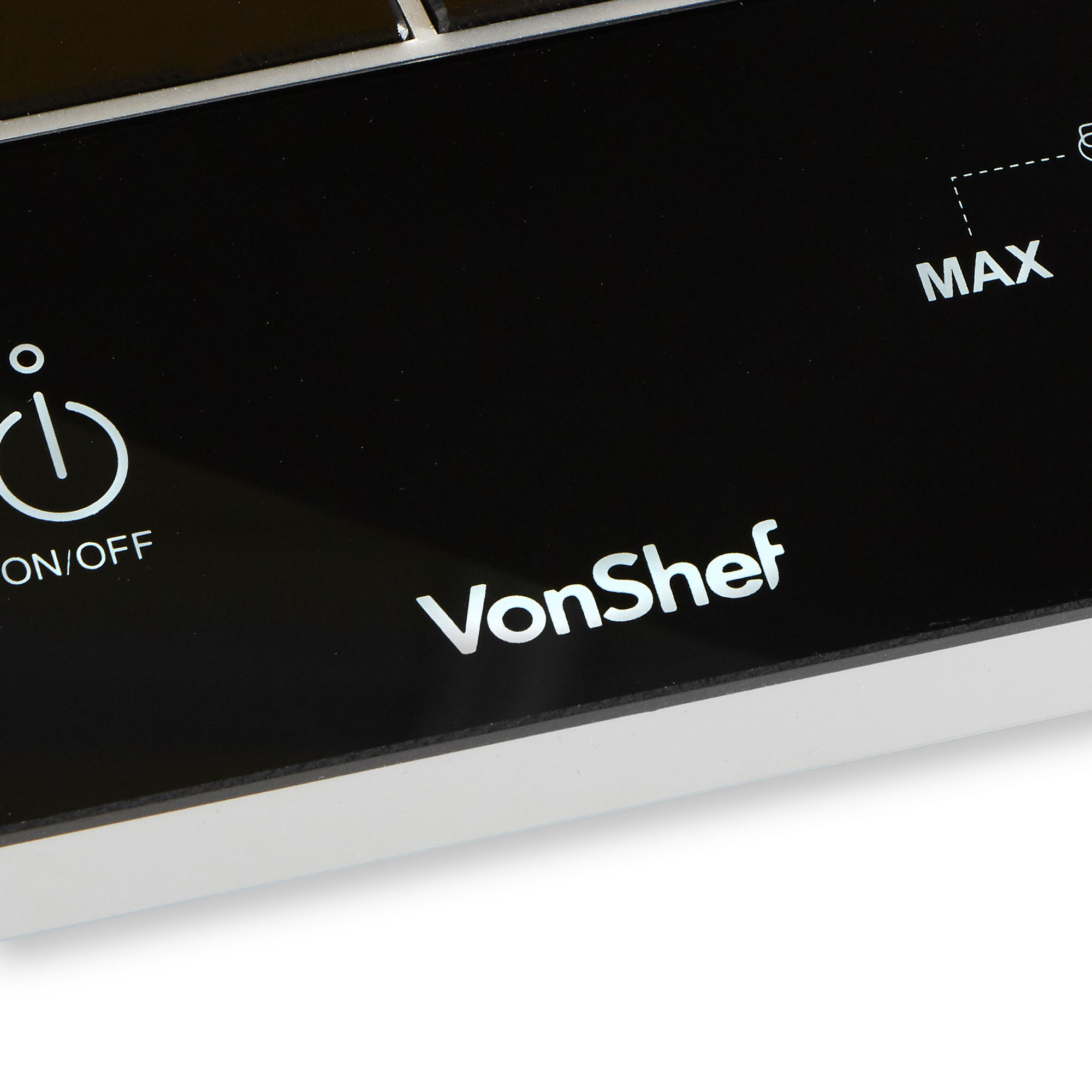 VonShef Induction Hob Double Portable Electric Twin Digital Hot Plate ...