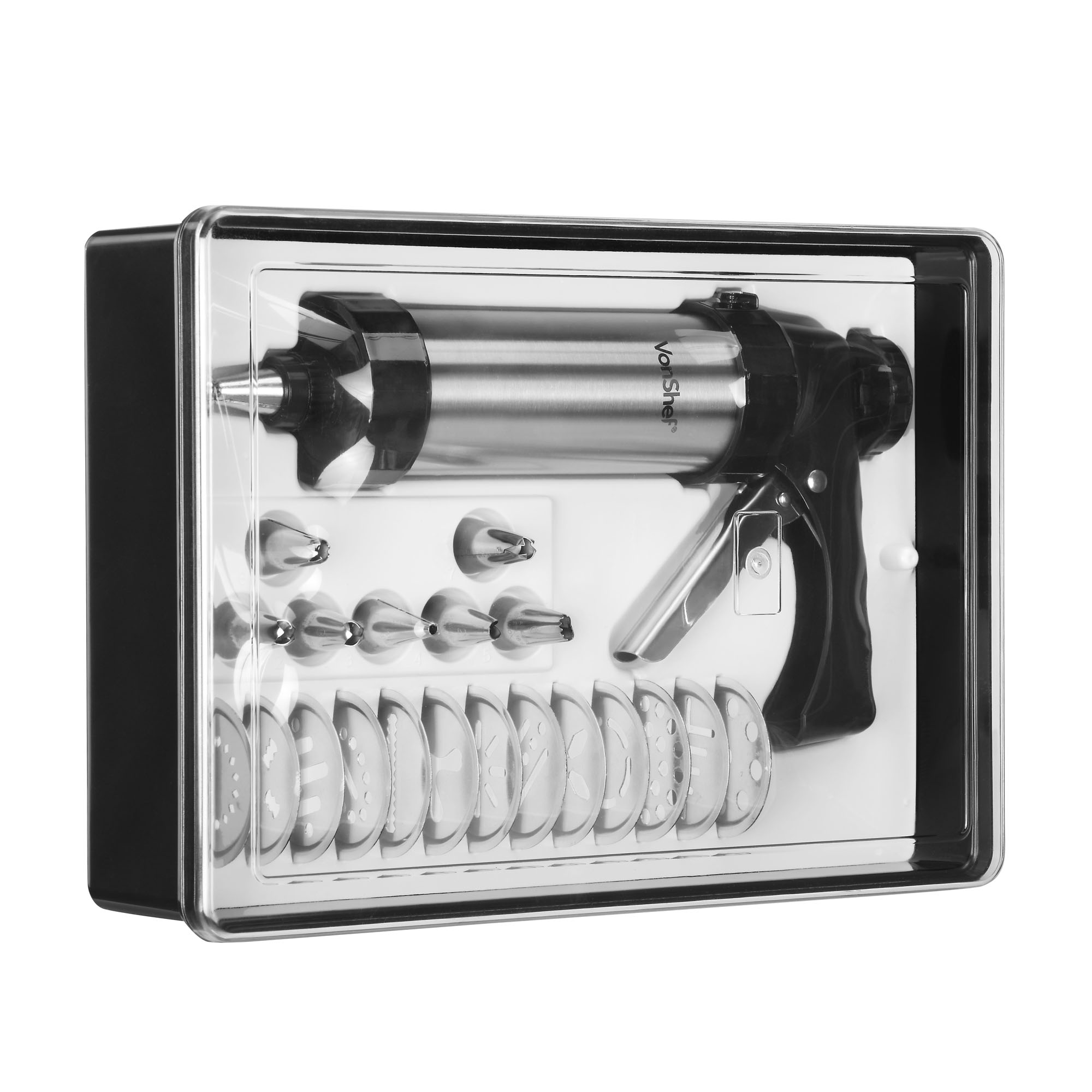 VonShef Stainless Steel 22pc Biscuit Cookie Icing Cake Decorating Set