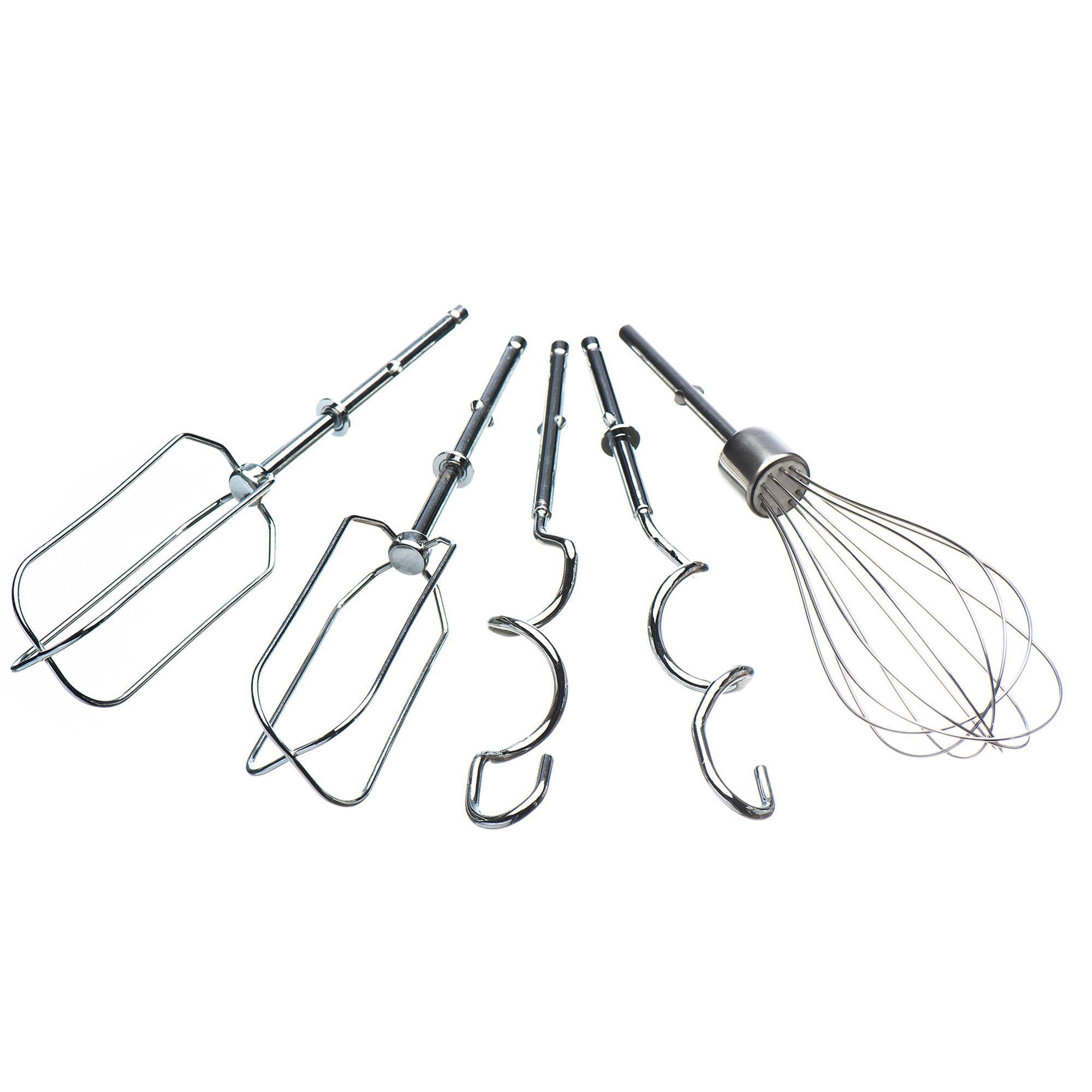 VonShef Hand Food Mixer with Electric Whisk Beaters Dough Hooks 5 Speed