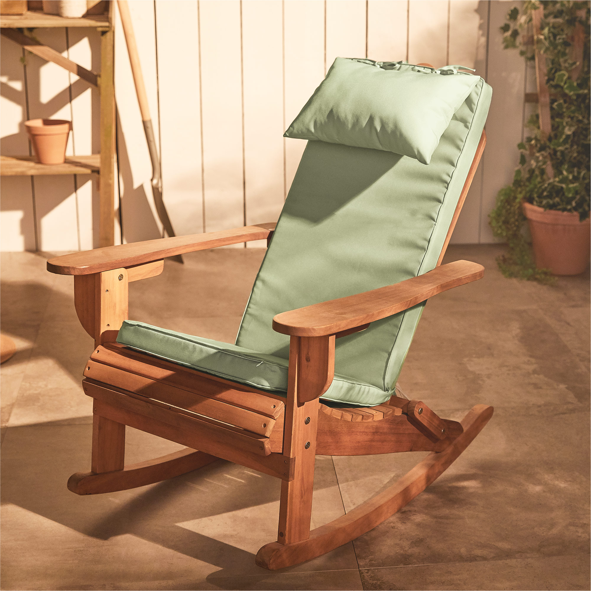 VonHaus Adirondack Sage Green Chair Cushion | eBay