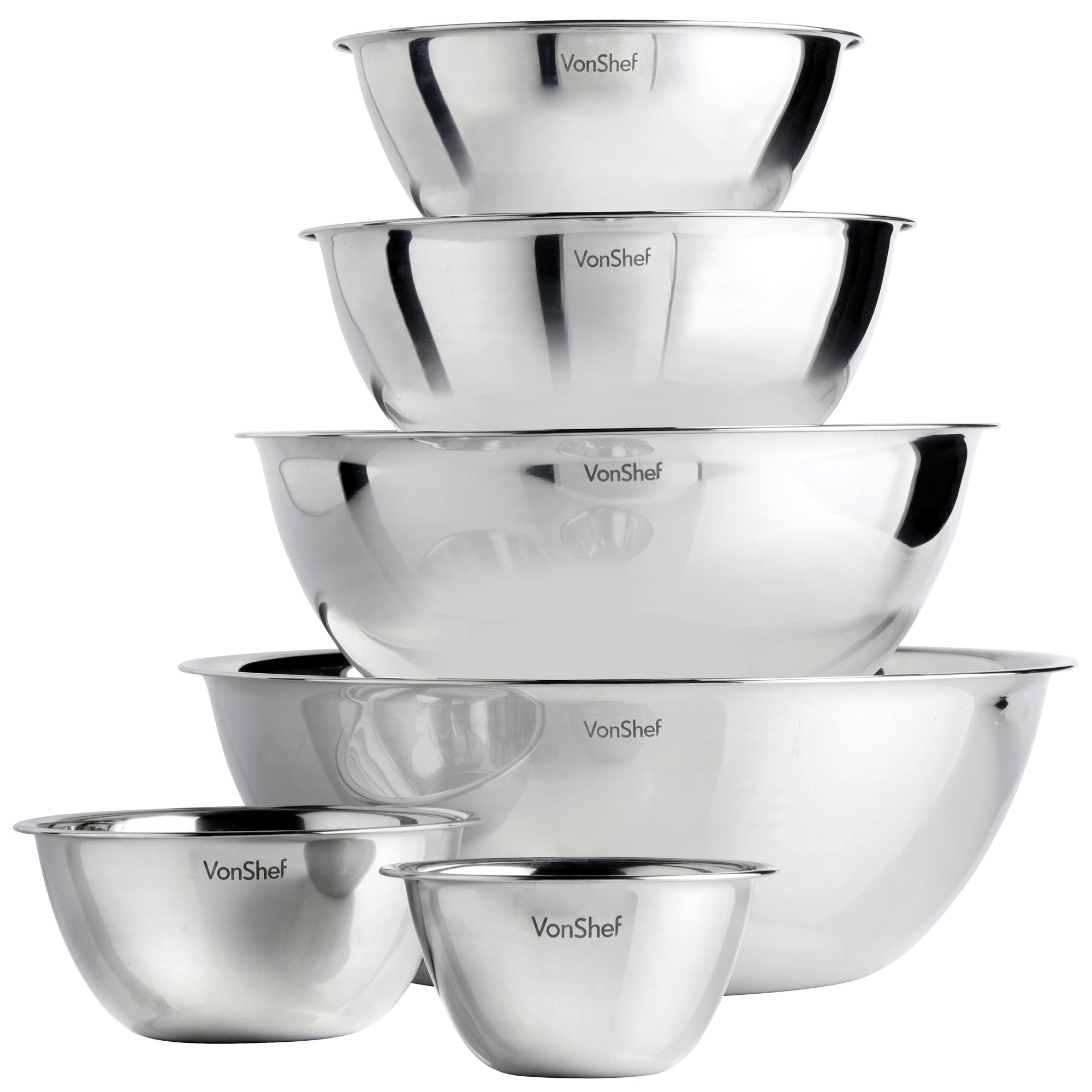 large stainless steel mixing bowls uk