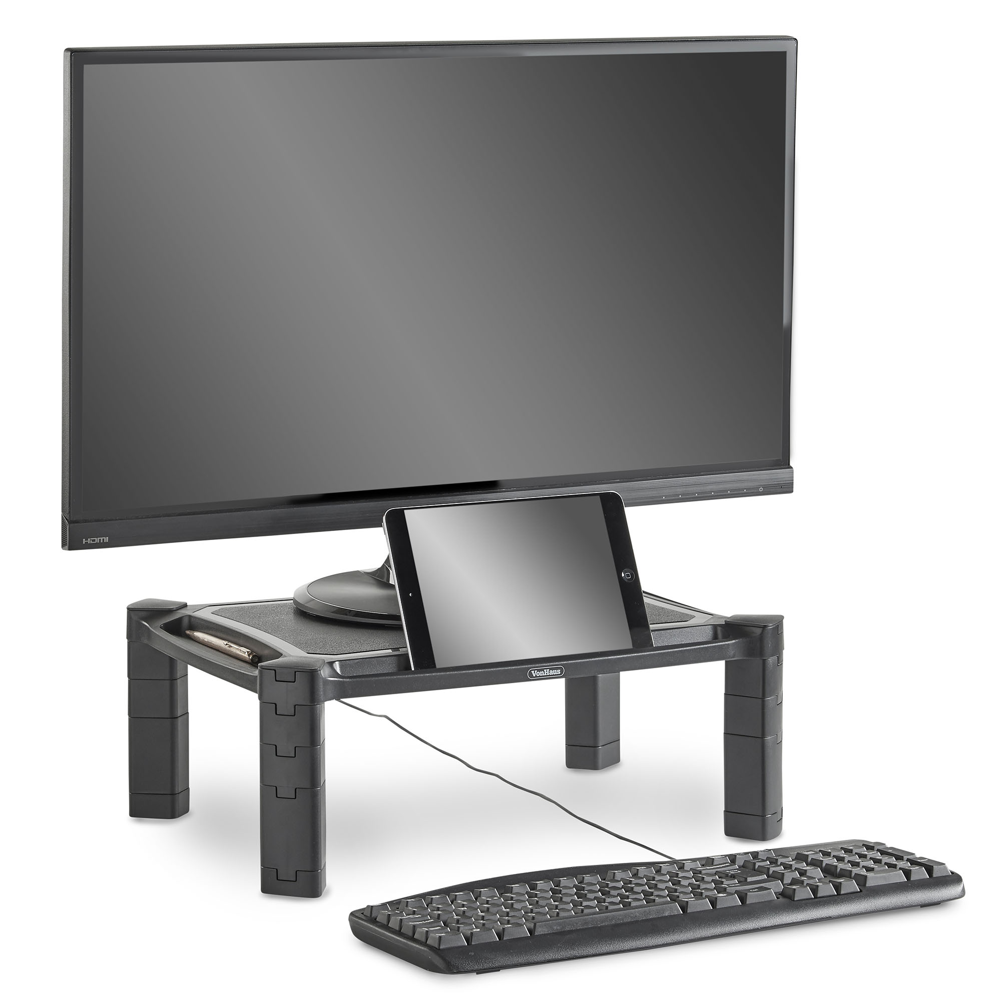 VonHaus Large Height Adjustable Smart Stand