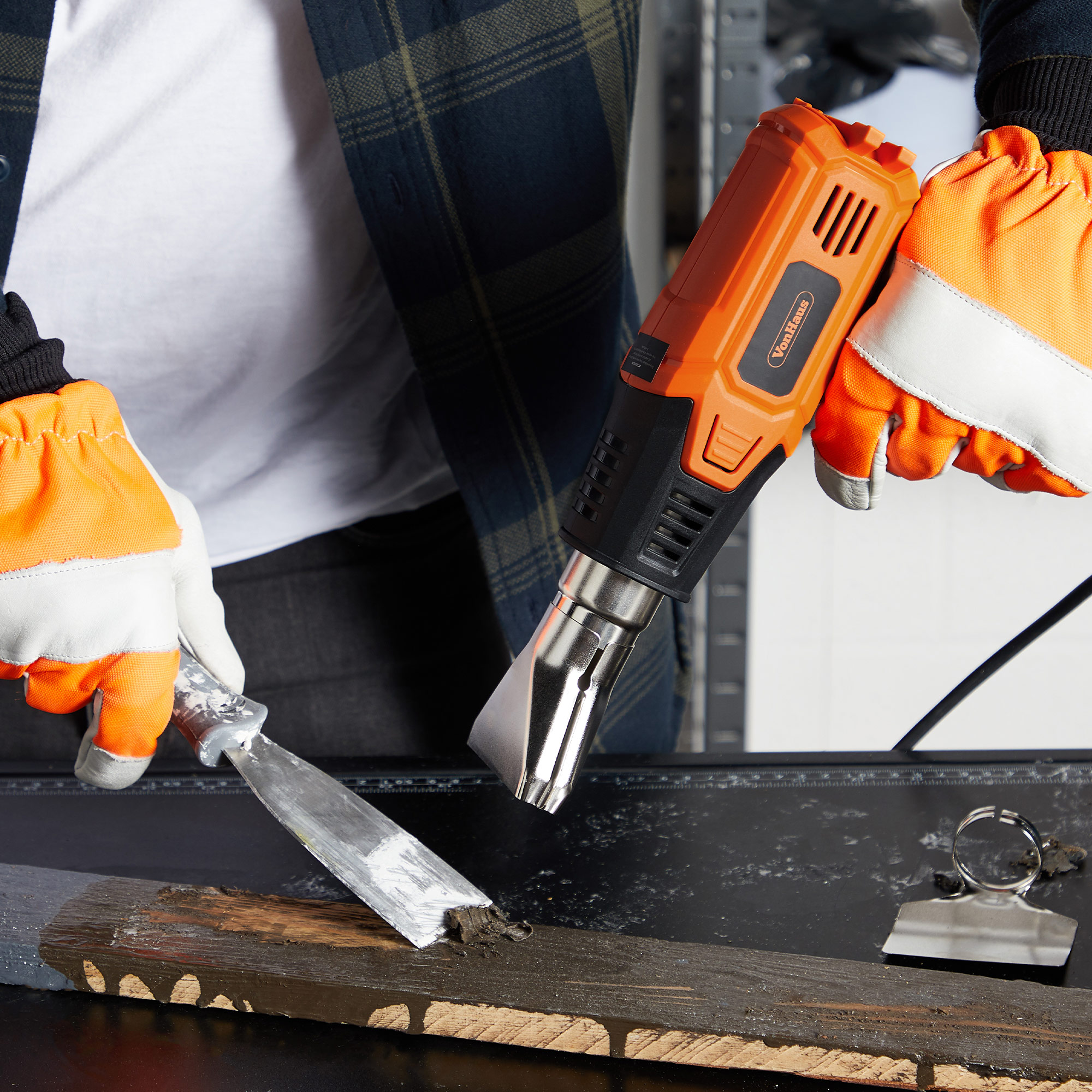 VonHaus Heat Gun 2000W Remove Paint, Varnish, Shape Plastic Tubing