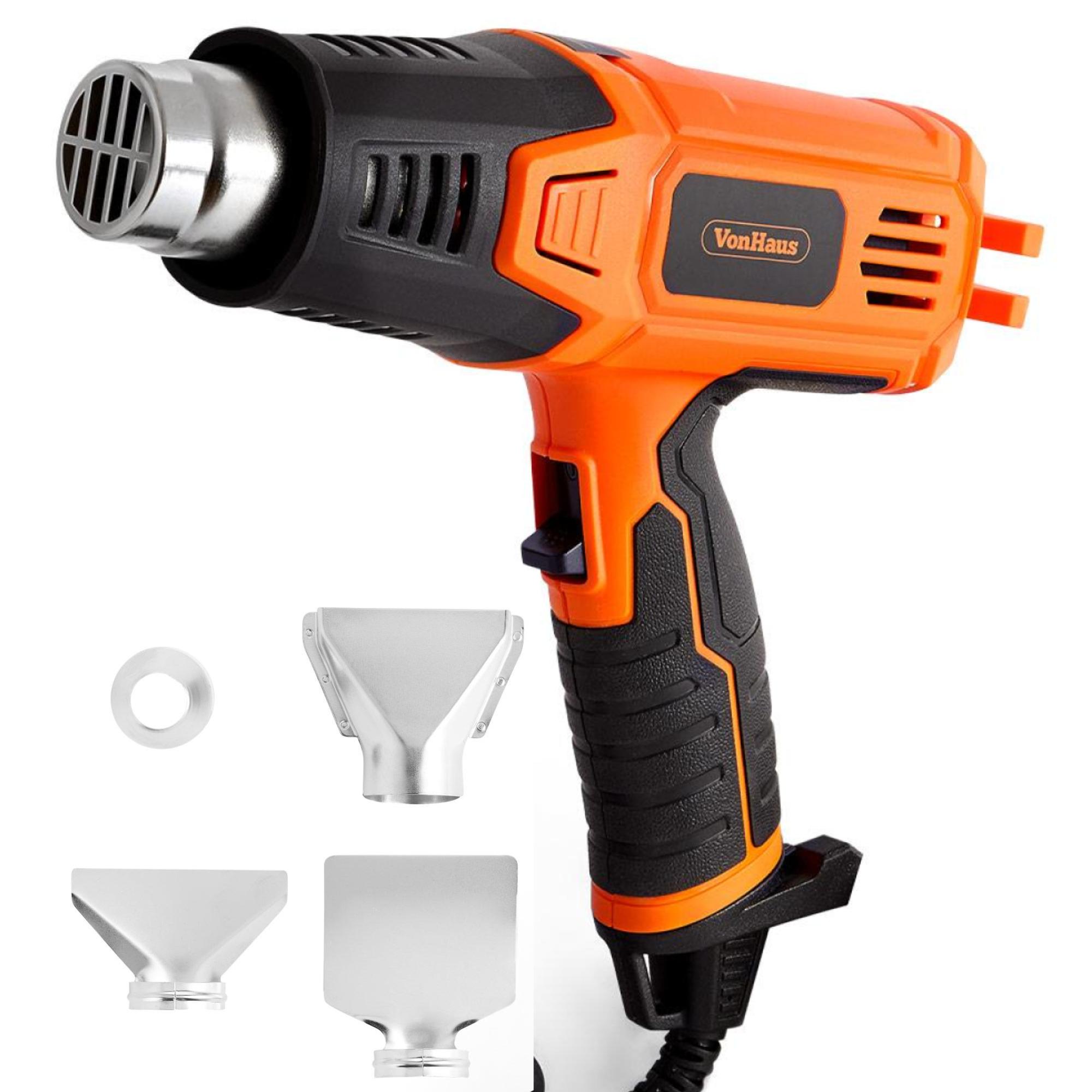 VonHaus Heat Gun 2000W Remove Paint, Varnish, Shape Plastic Tubing