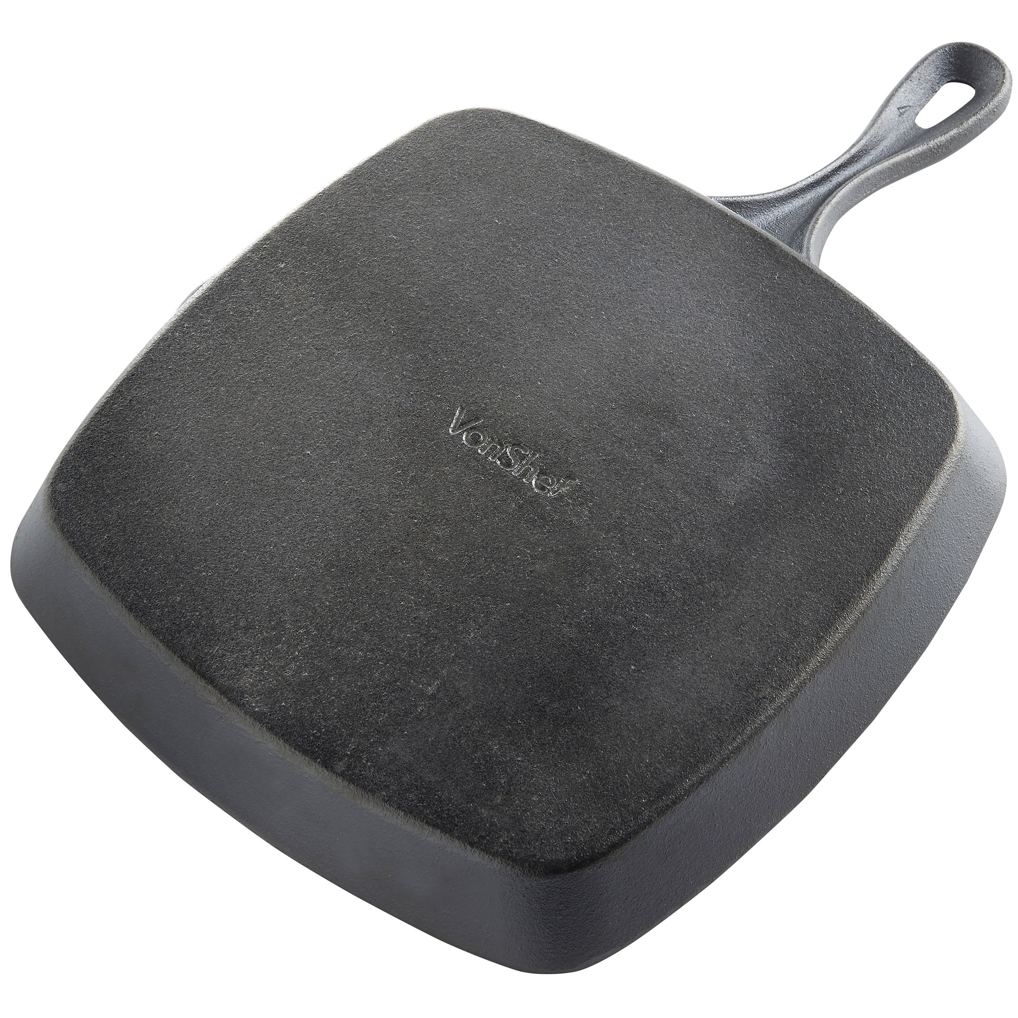 Vonshef Griddle Pan Black Pre Seasoned Cast Iron Grill Square 26cm Non Stick Ebay 