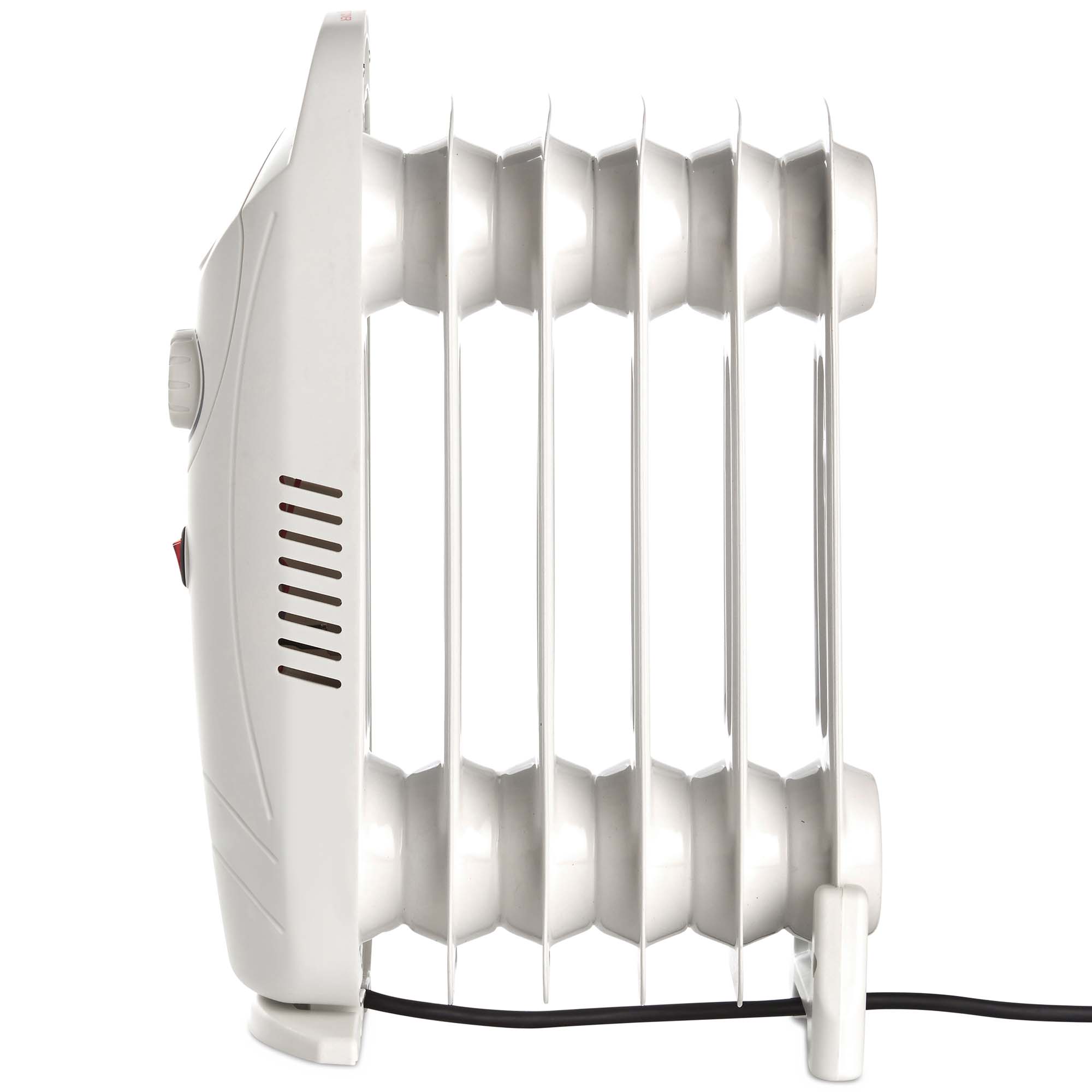 VonHaus Mini Oil Filled Radiator 800W 6 fin Portable Electric Heater