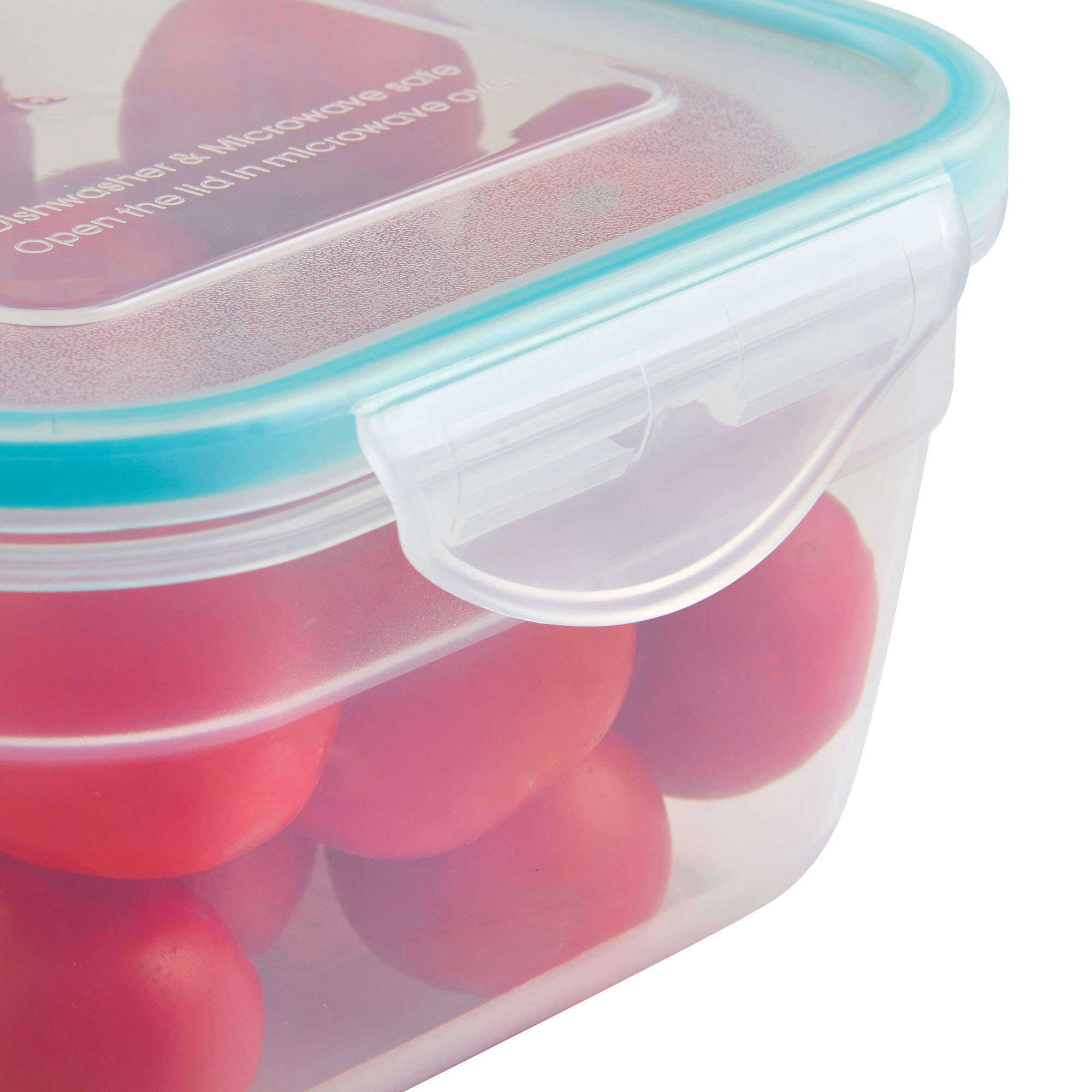 VonShef 6pc Microwave Freezer Safe Plastic Food Storage Container Set