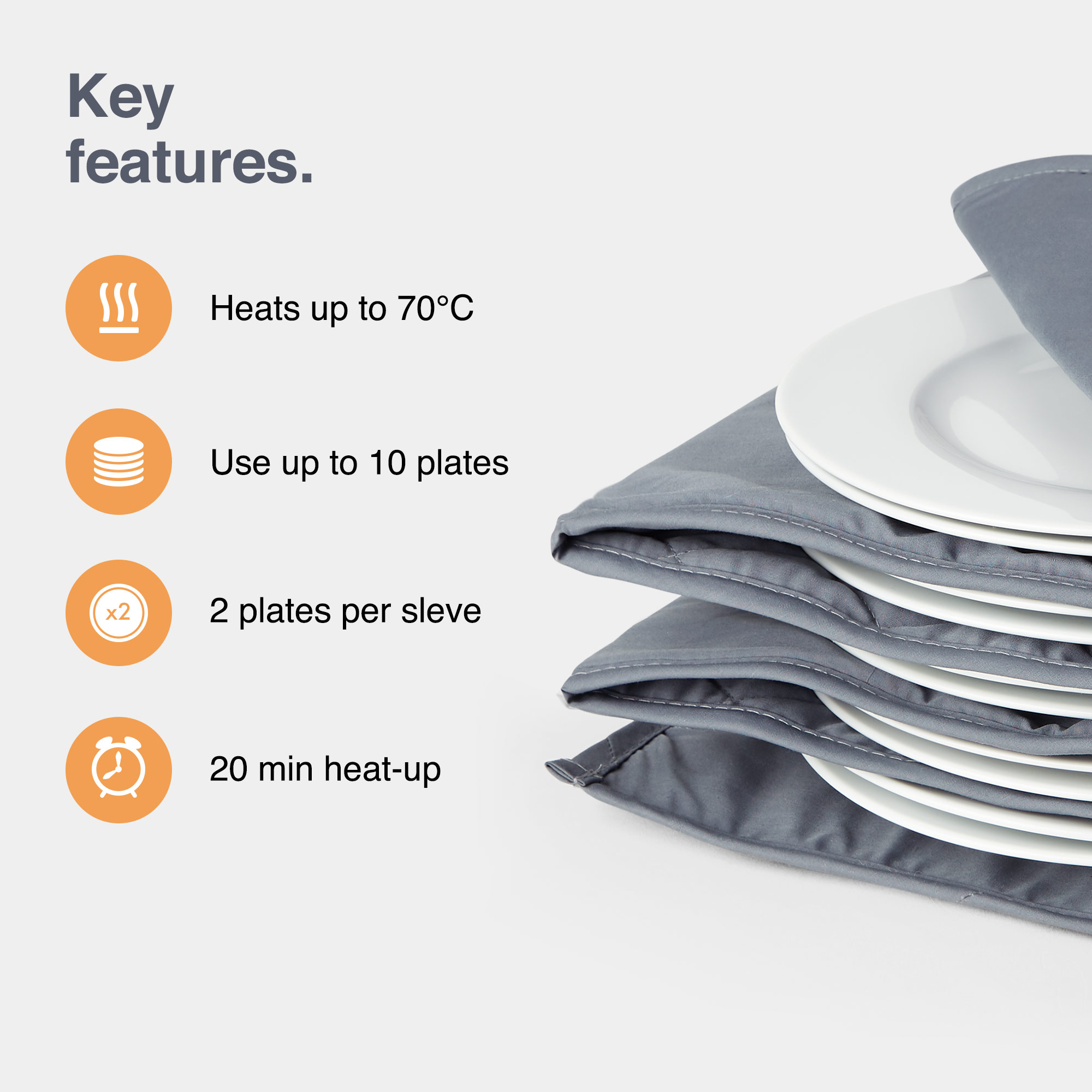 VonShef Electric Plate Warmer Buffet Heater Host Christmas Dinner