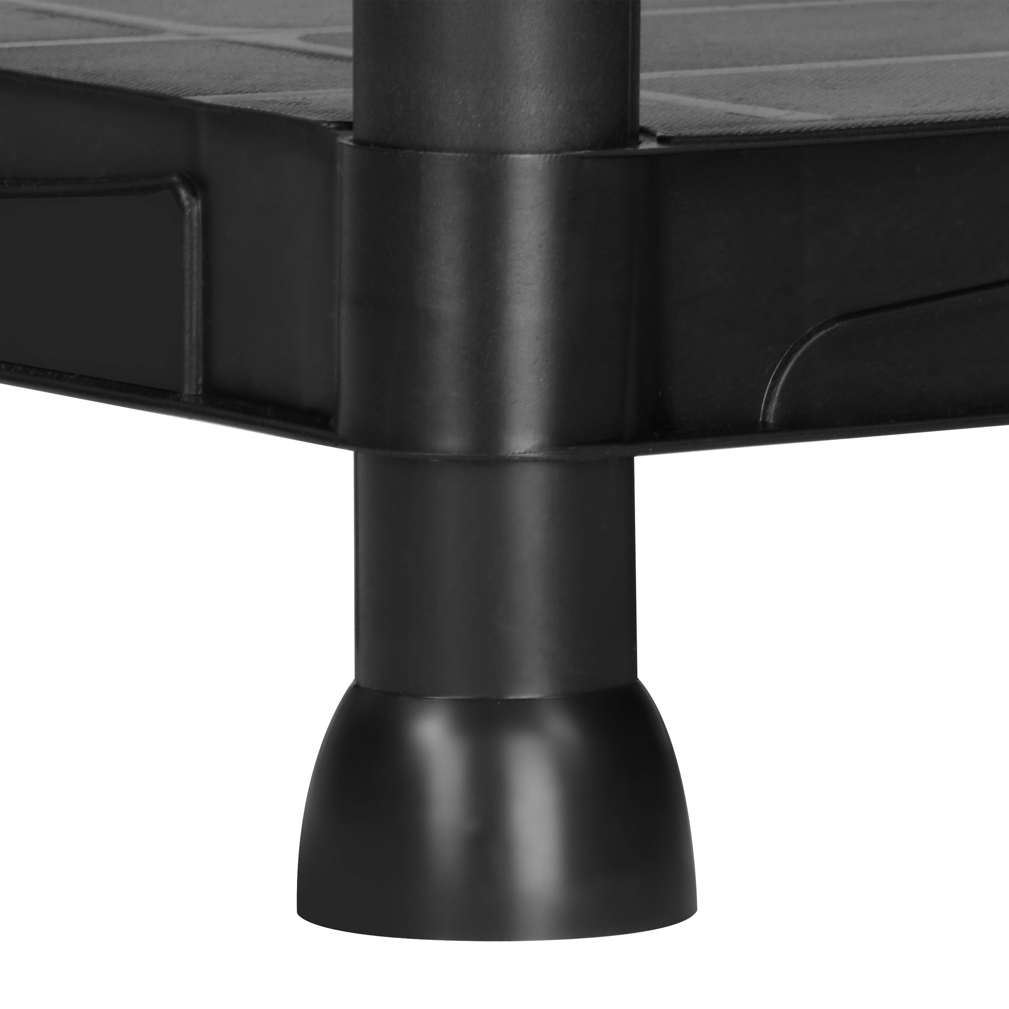 VonHaus 5 Tier Plastic Garage Shelving Racking Storage Black VonHaus 5 Tier Shelving
