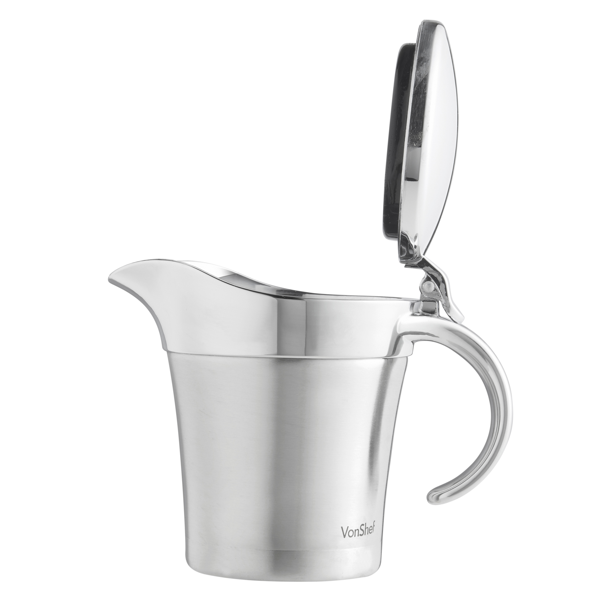 VonShef Stainless Steel Gravy Sauce Boat Jug Double Insulated Pourer