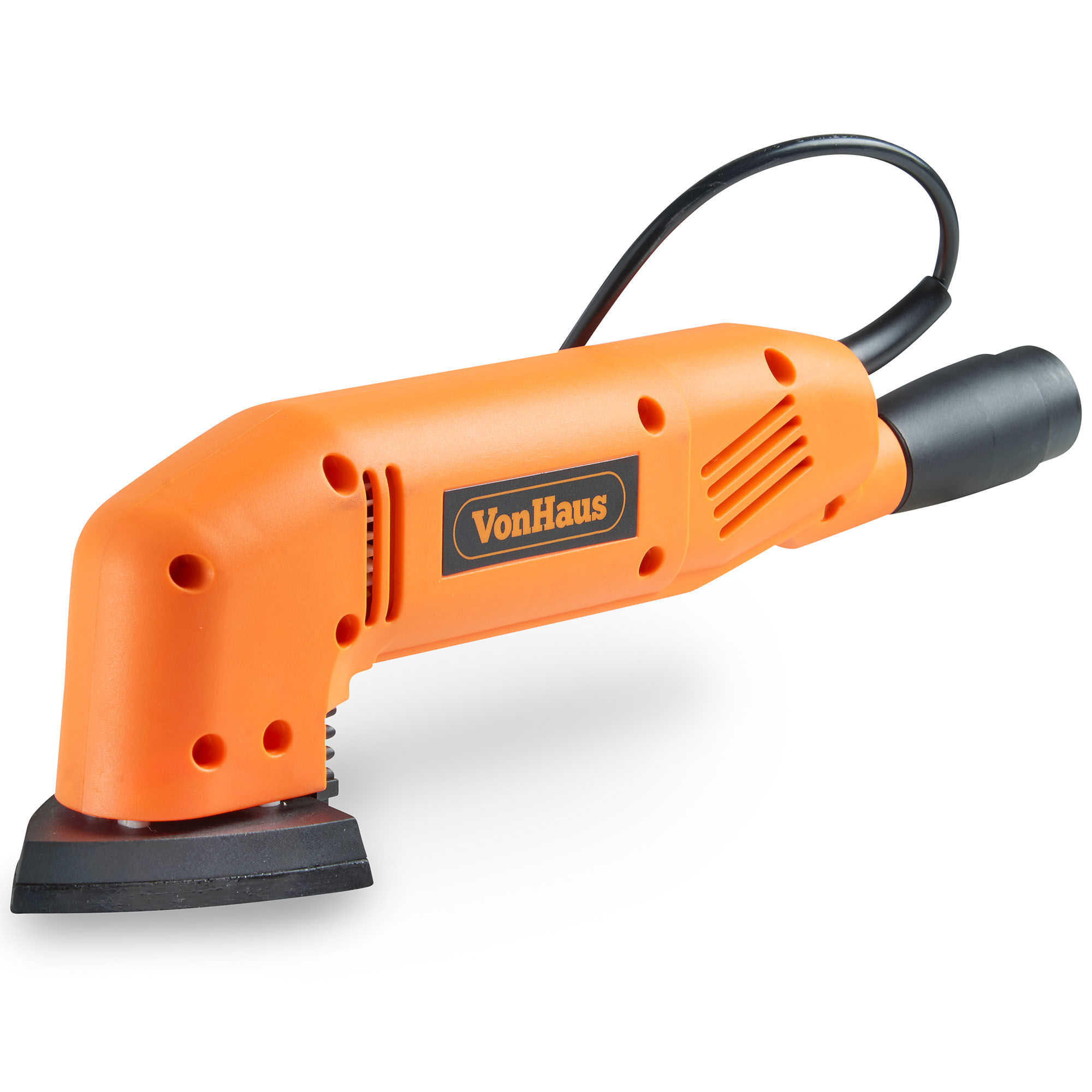 VonHaus Detail Sander 180W 90mm Corded Dust Extraction Sanding Sheets