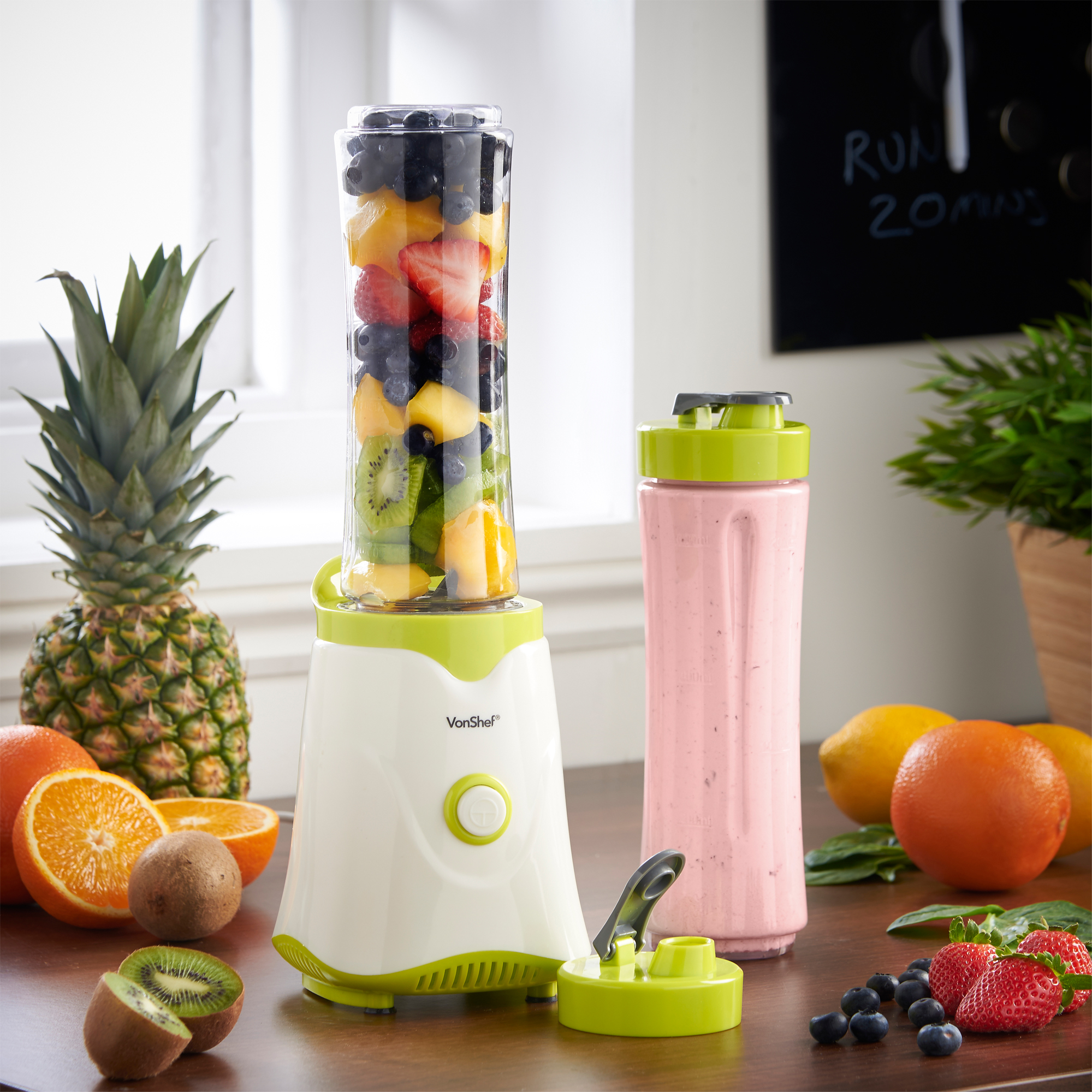 VonShef Personal Sports Blender Smoothie Maker Protein Shake Fitness