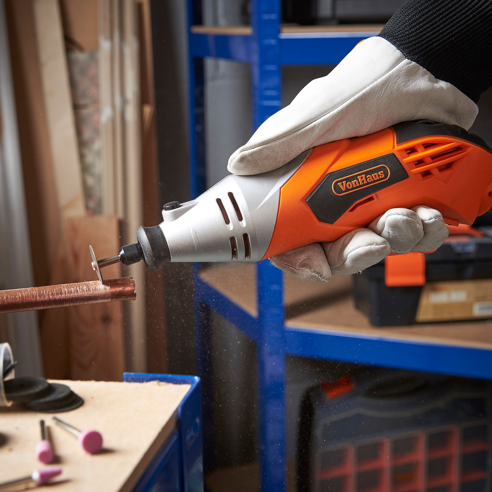 VonHaus Rotary Multi tool 170W with Variable Speed & 120pc Accessory