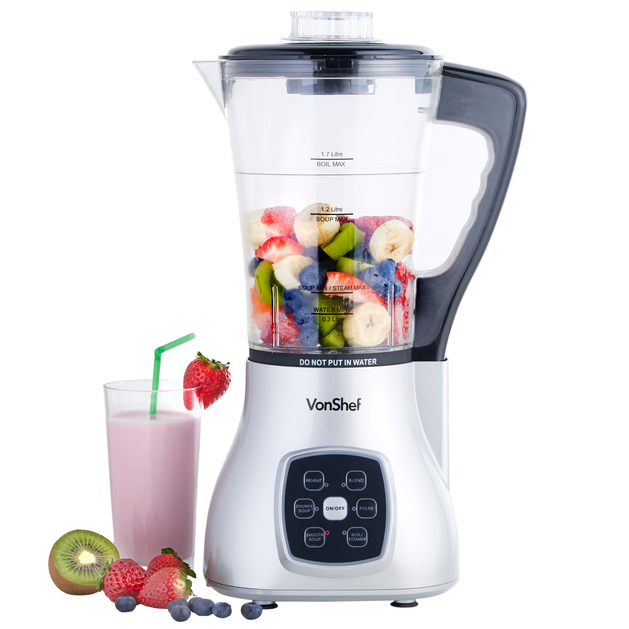 VonShef Soup Maker Blender Juicer Smoothie Machine Electric Mixer Multi function eBay