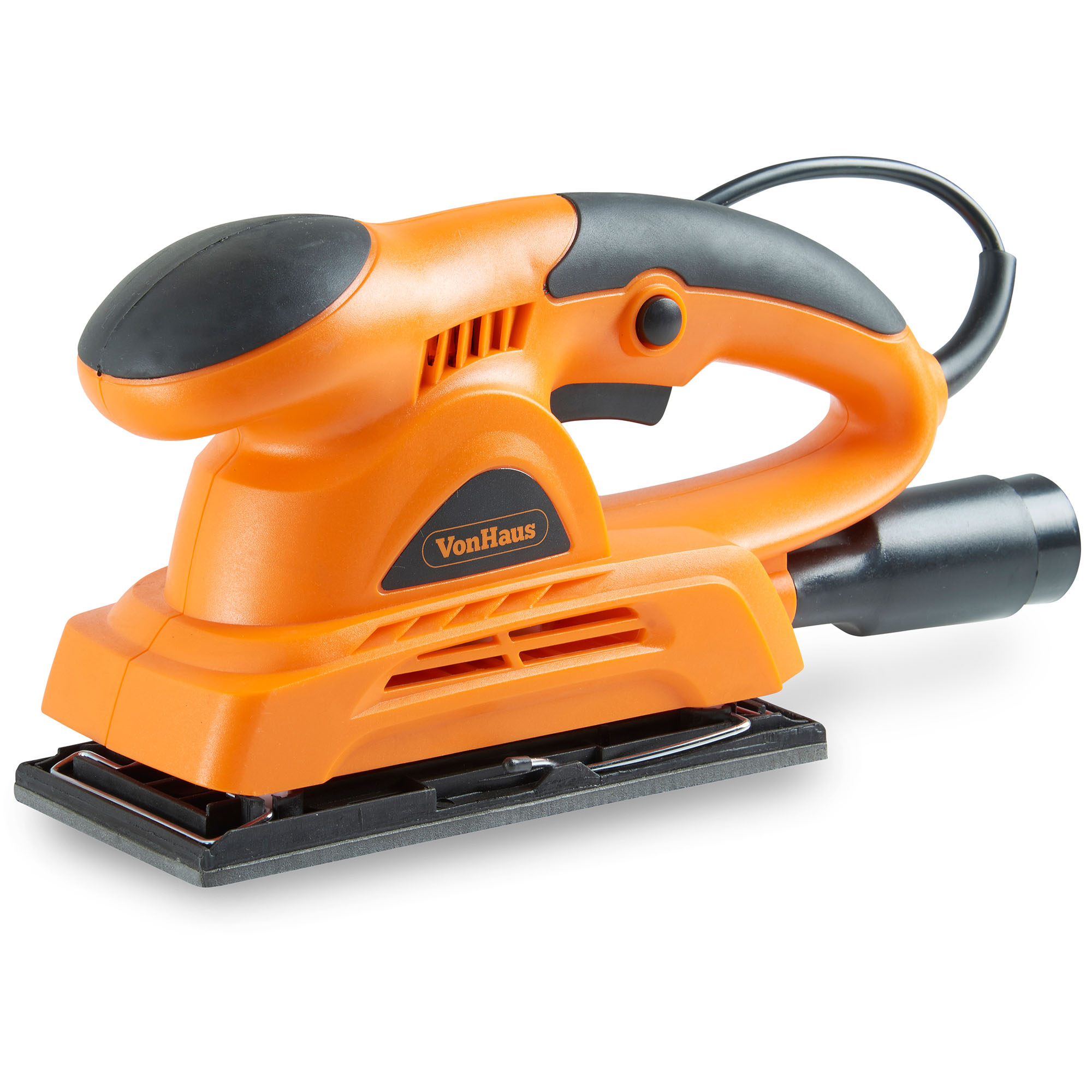 VonHaus Orbital Compact 1/3 Sheet Sander 230V 150W 6 Sanding Pads