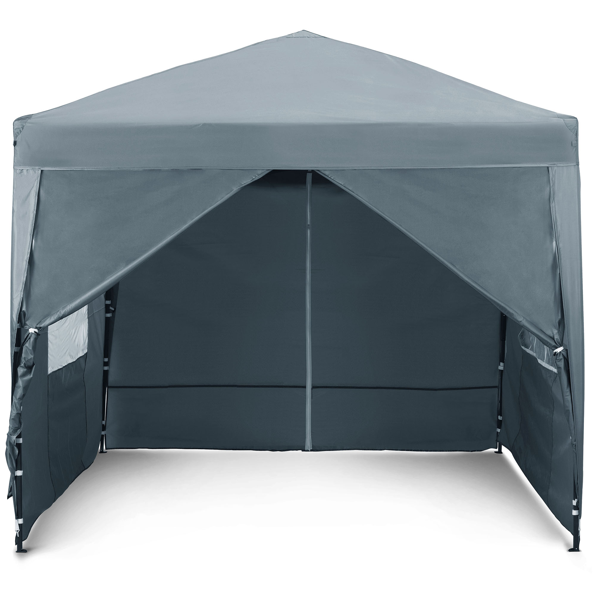 VonHaus 2.5M X2.5M Pop up Gazebo Grey Includes Weights & Carry Case