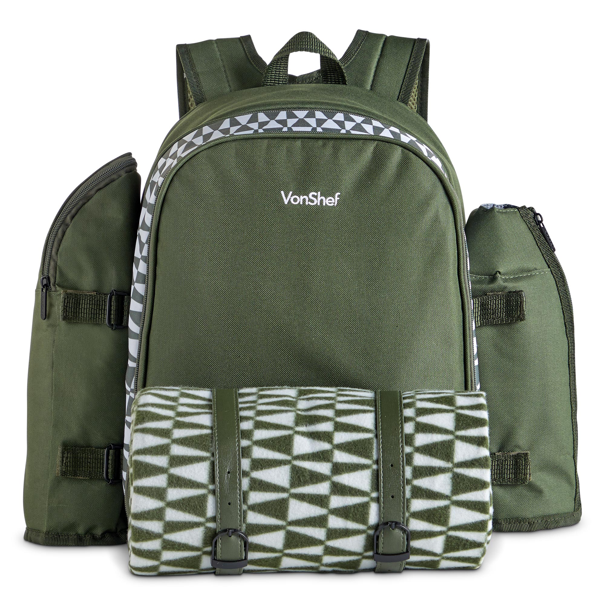 vonshef roll top picnic backpack