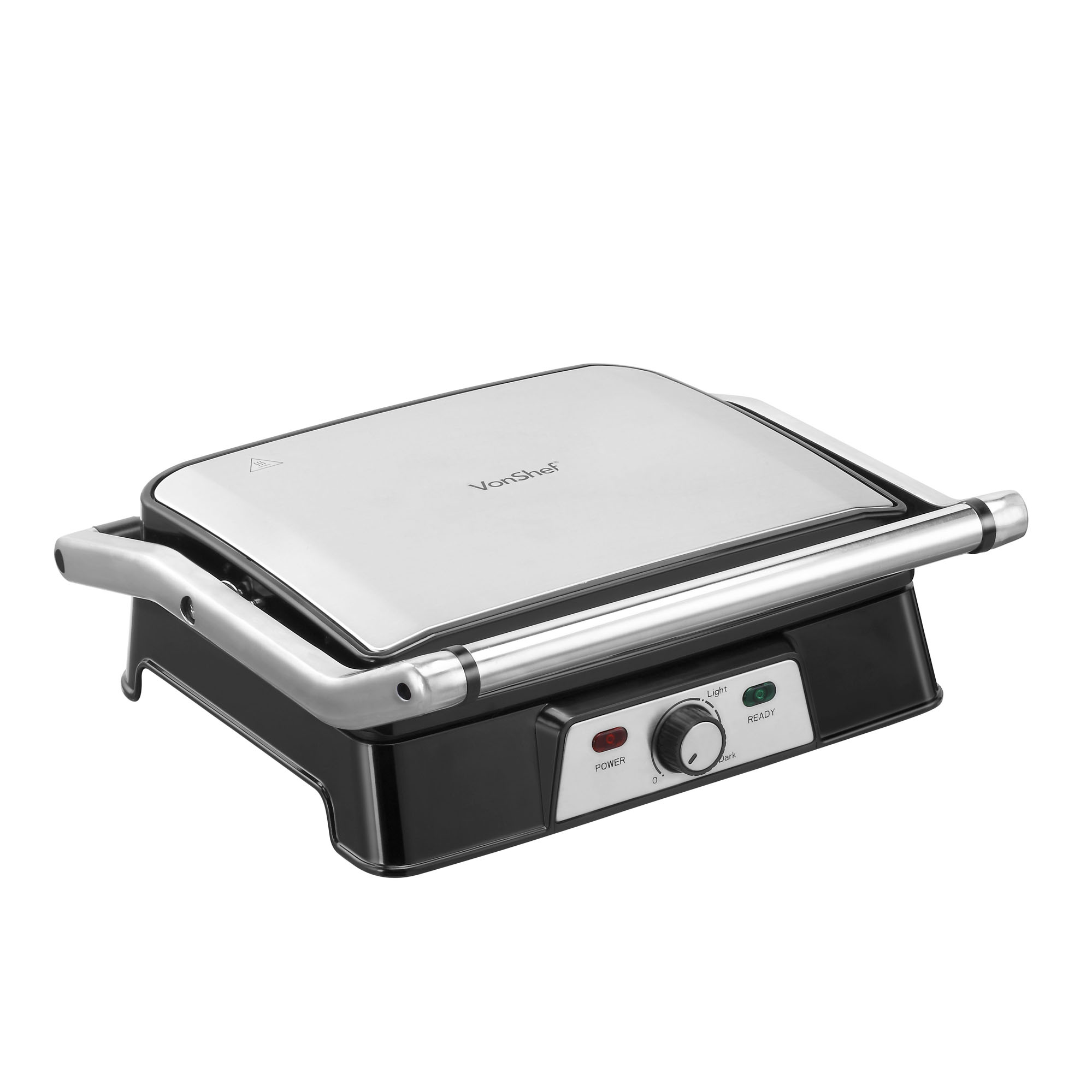 VonShef Panini Press Sandwich Toaster Toastie Machine Grill Health