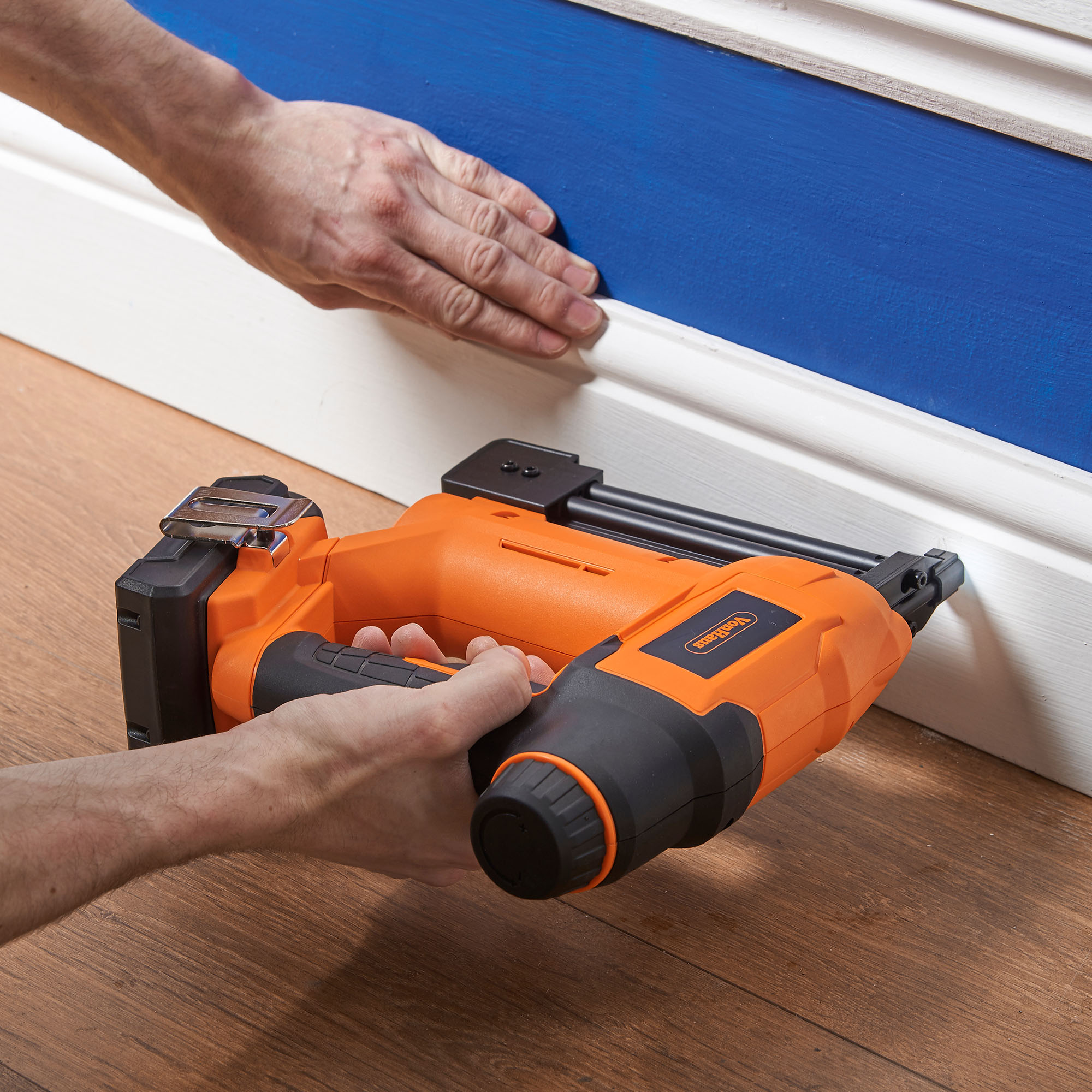 VonHaus Cordless Nail Gun Nailer / Stapler 18V Liion 2AH eBay