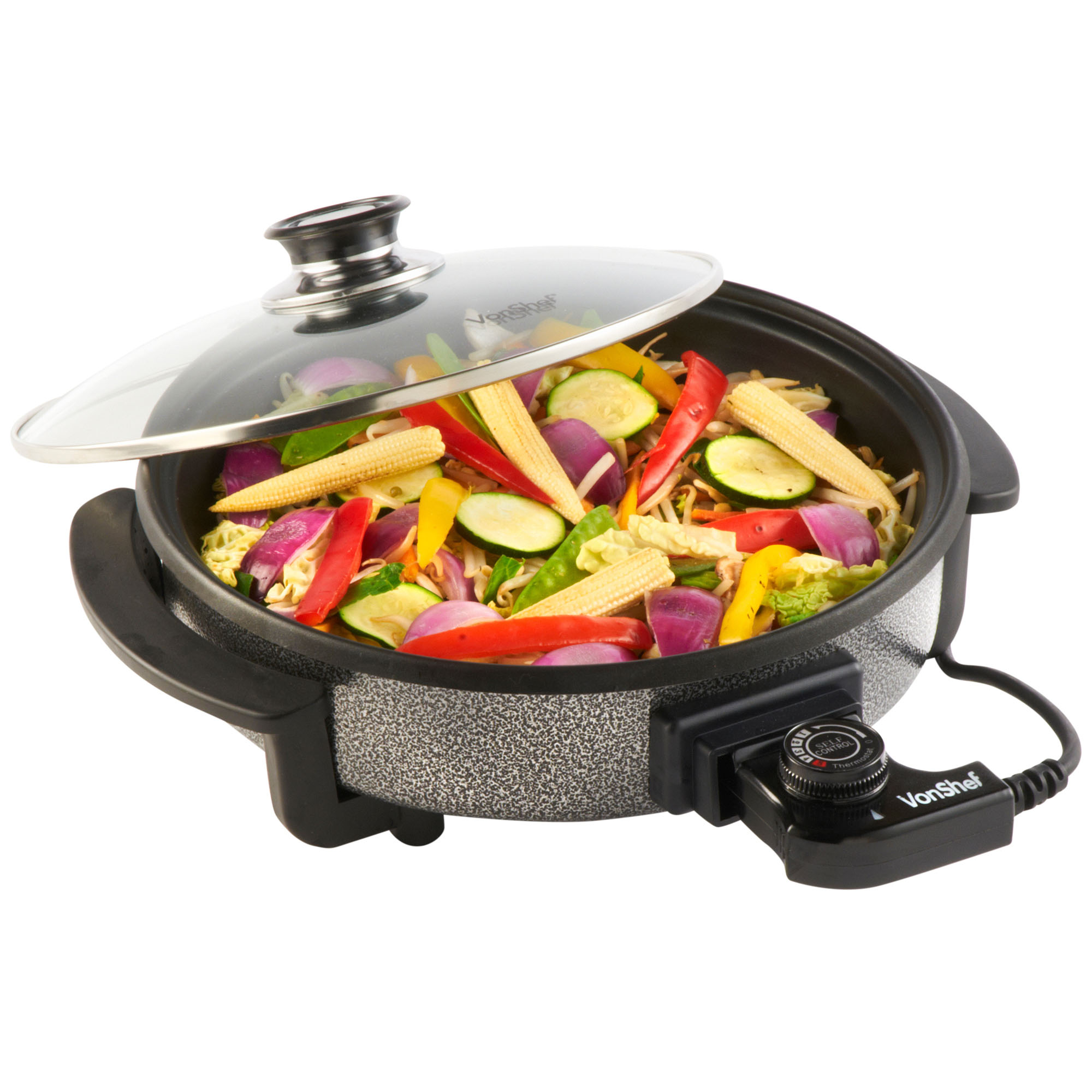 VonShef 1500 Watt Multi Cooker with Medium 30cm Diameter Electric
