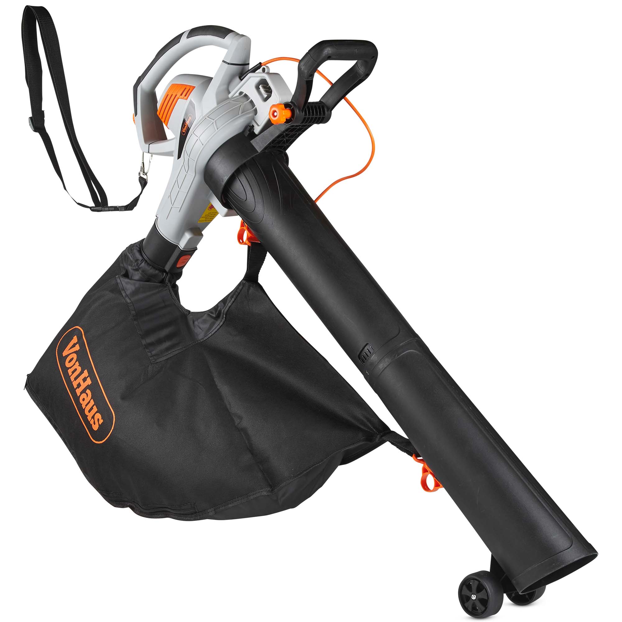 VonHaus 3000W 3in1 Leaf Blower Blows, Vacuums and Mulches Leaves