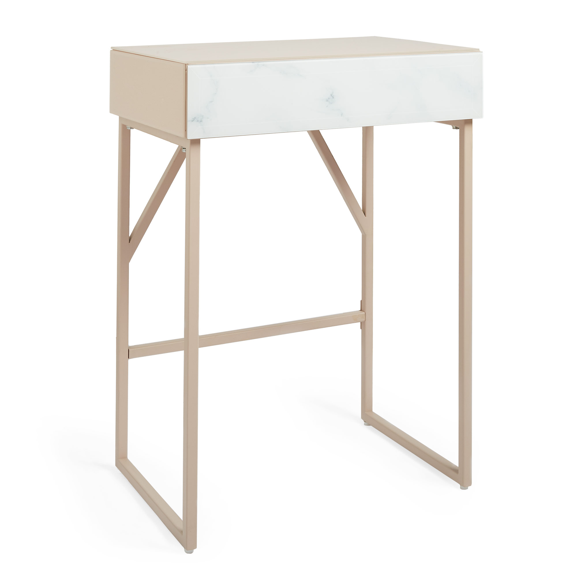 Beautify Grey Pink Marble Dressing Table Marble Vanity Table 5056115730245 Ebay