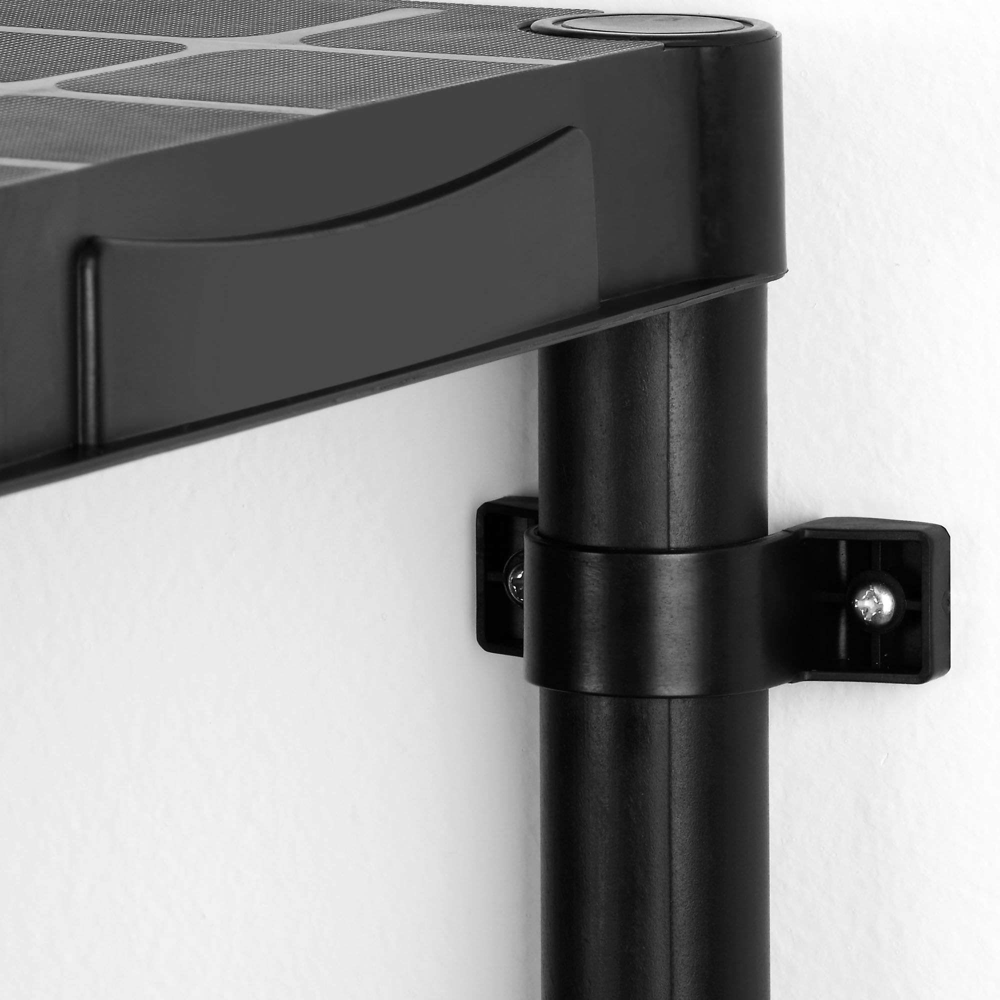 VonHaus 5 Tier Plastic Garage Shelving Racking Storage Black VonHaus 5 Tier Shelving