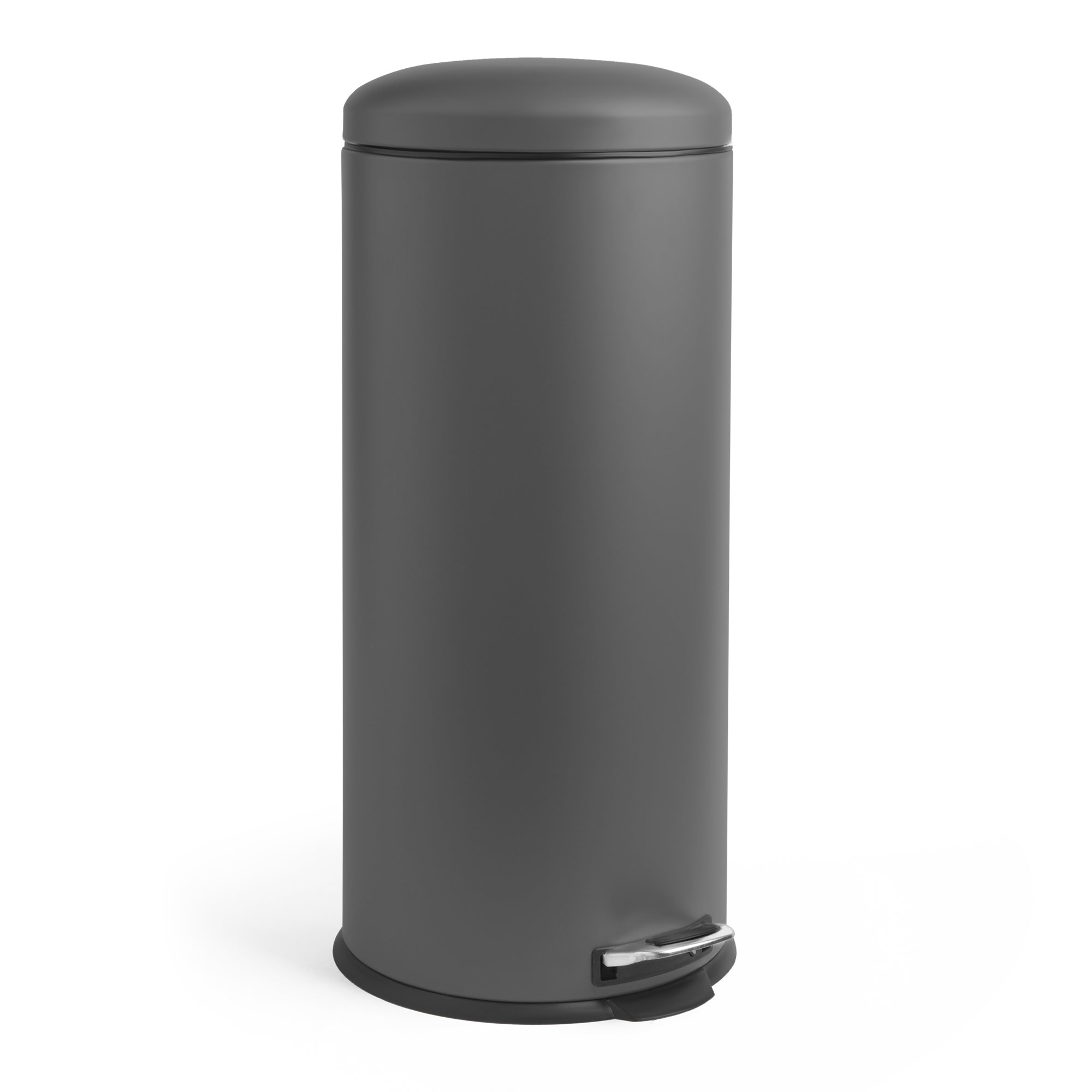 VonHaus 30L Grey Pedal Bin Compact and Portable Waste Bin with Pedal ...