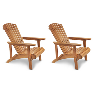 VonHaus Adirondack Chairs Set of 2