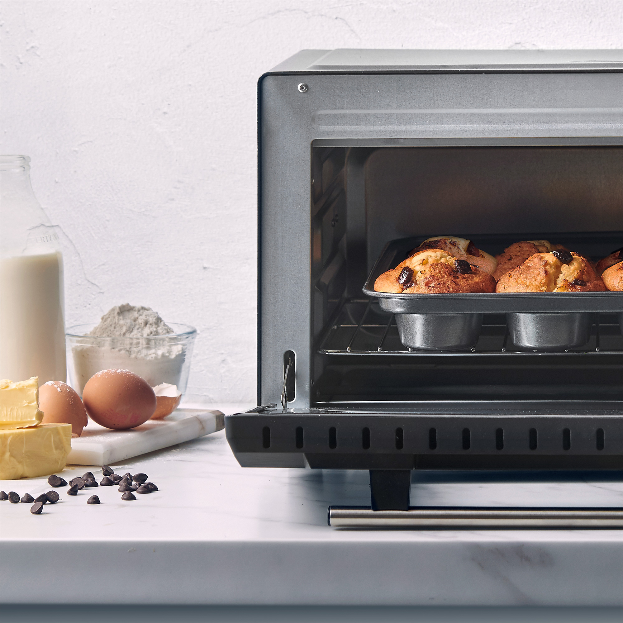 VonShef Mini Oven 28 Litre Cooker Grill Baking Cooking Roast Table Top