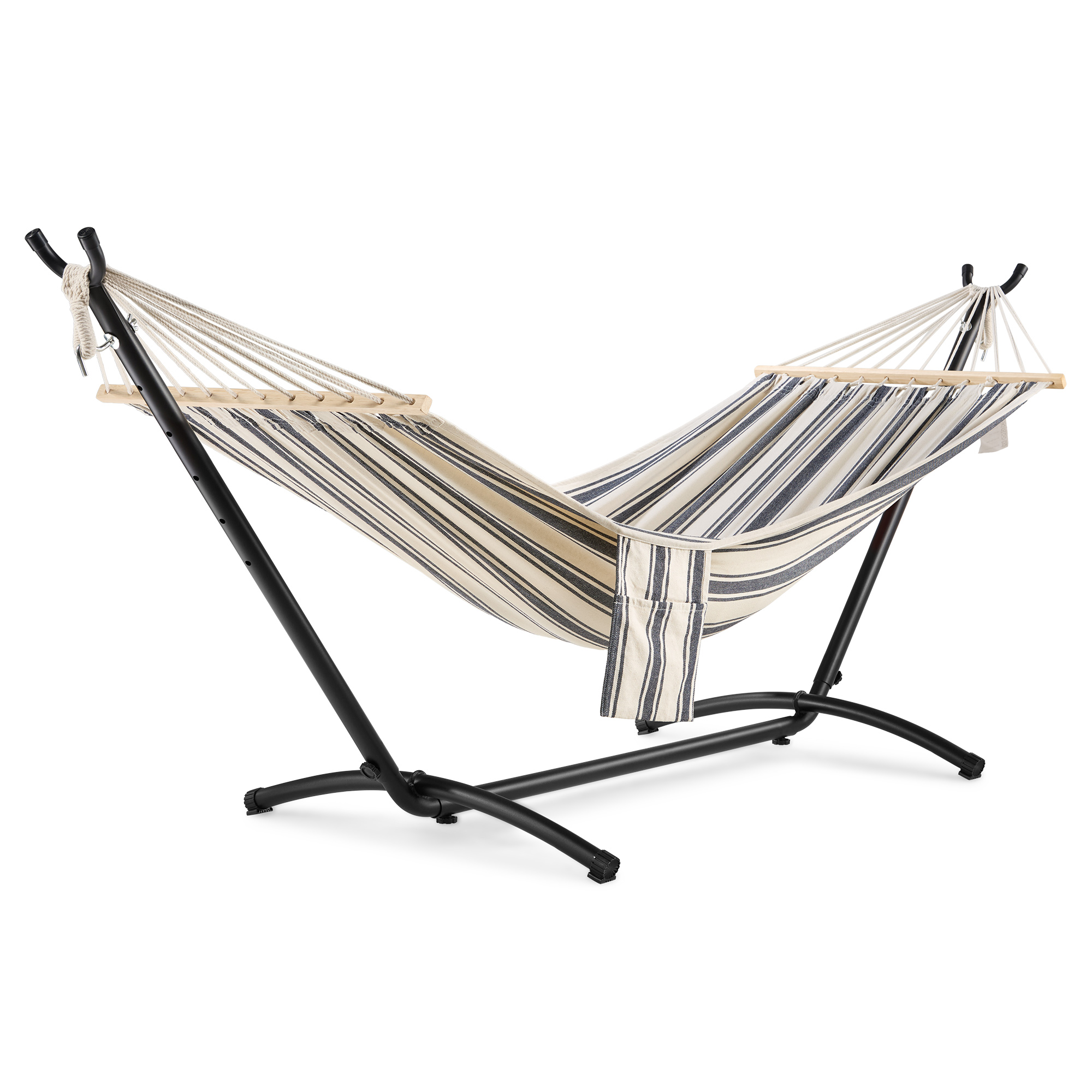 VonHaus 1 Person Garden Hammock with Metal Frame