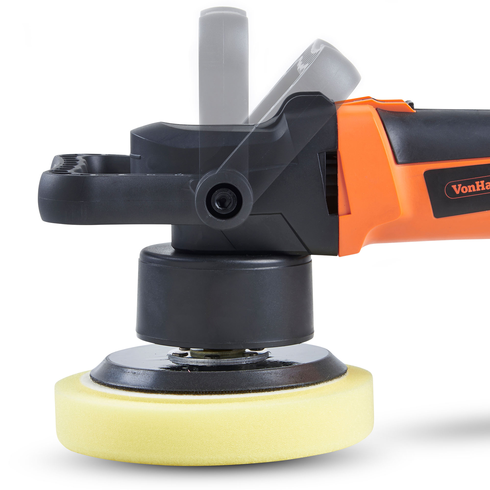 VonHaus Dual Action Car Polisher Kit 180mm Random Orbital Polishing