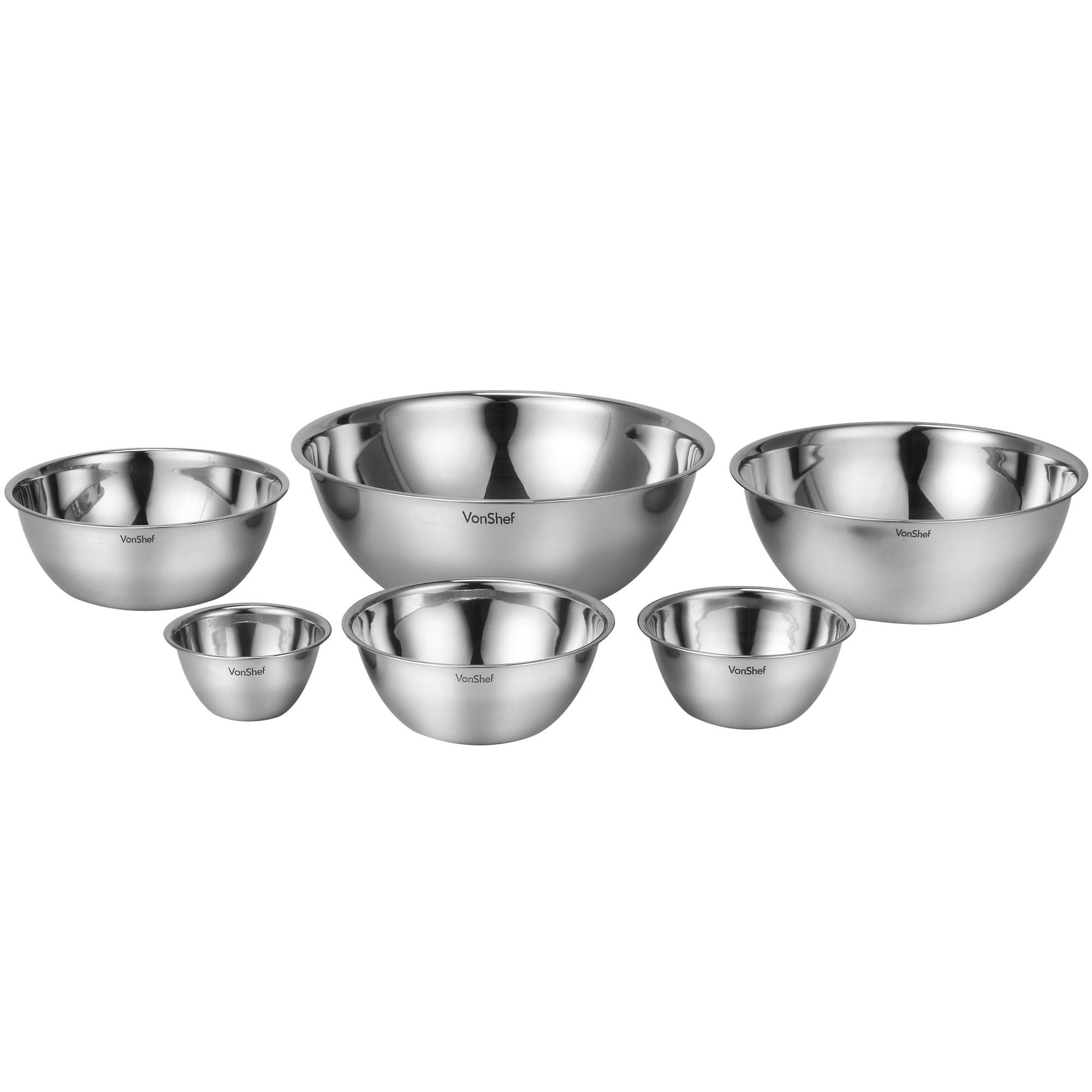 large stainless steel mixing bowls uk