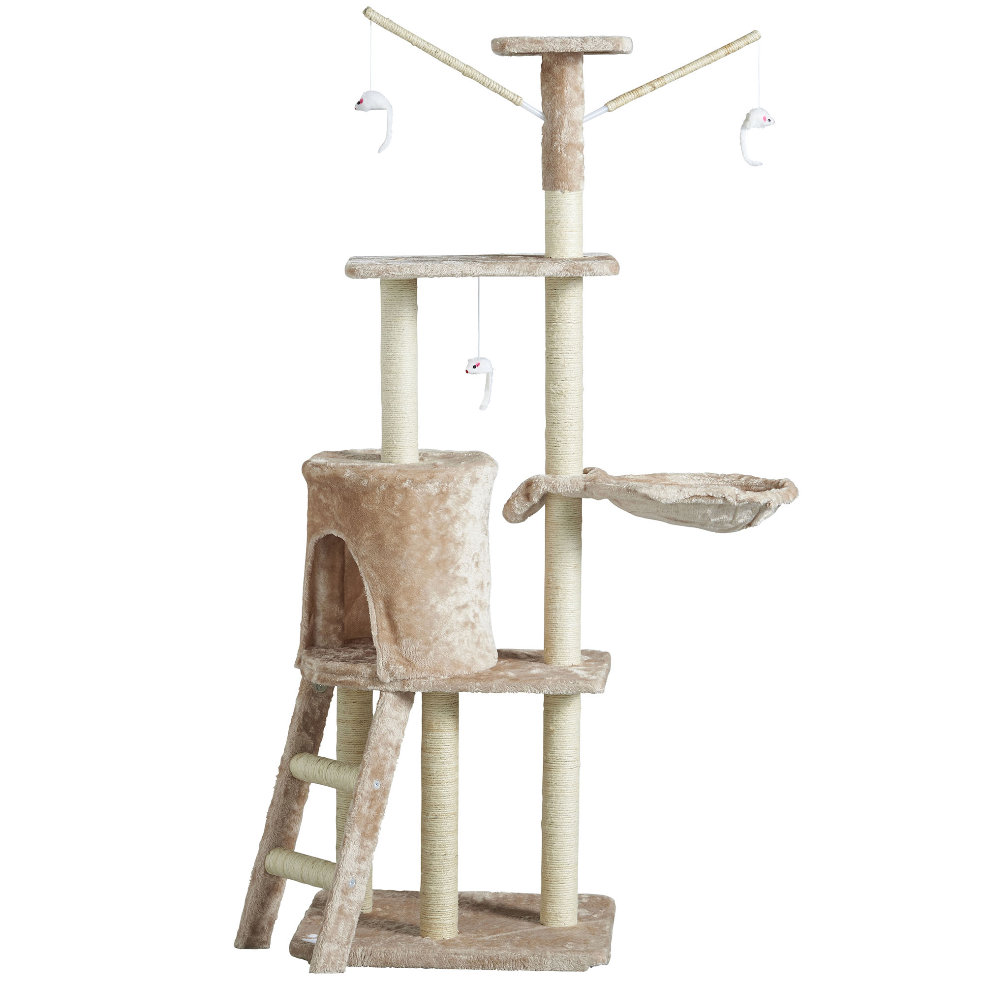 Milo & Misty Cat Tree Scratching Post Tower Activity Centre Toys