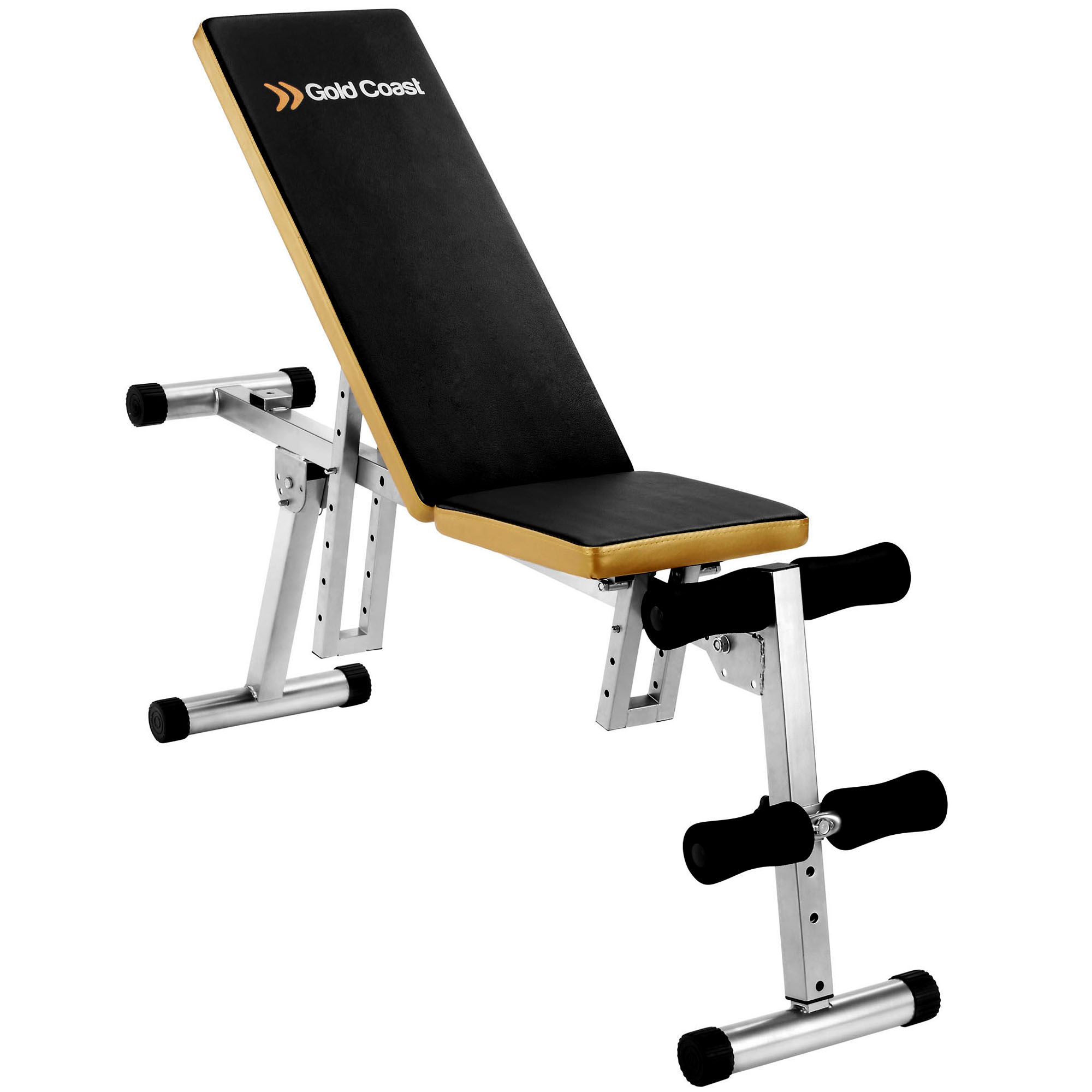 Gold Coast Folding Dumbbell Home Weight Lifting Gym Sit Up Exercise Bench