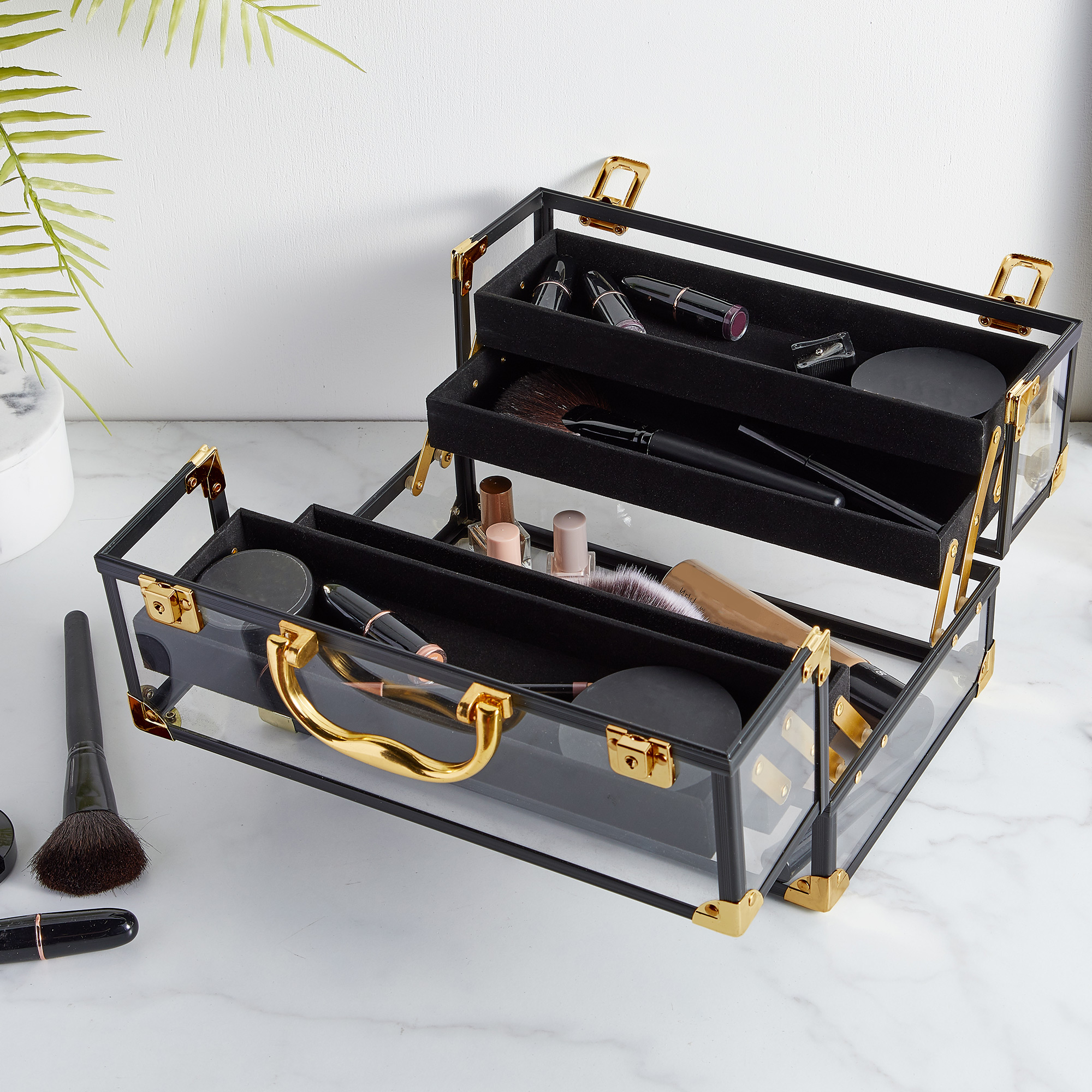 makeup vanity case trolley