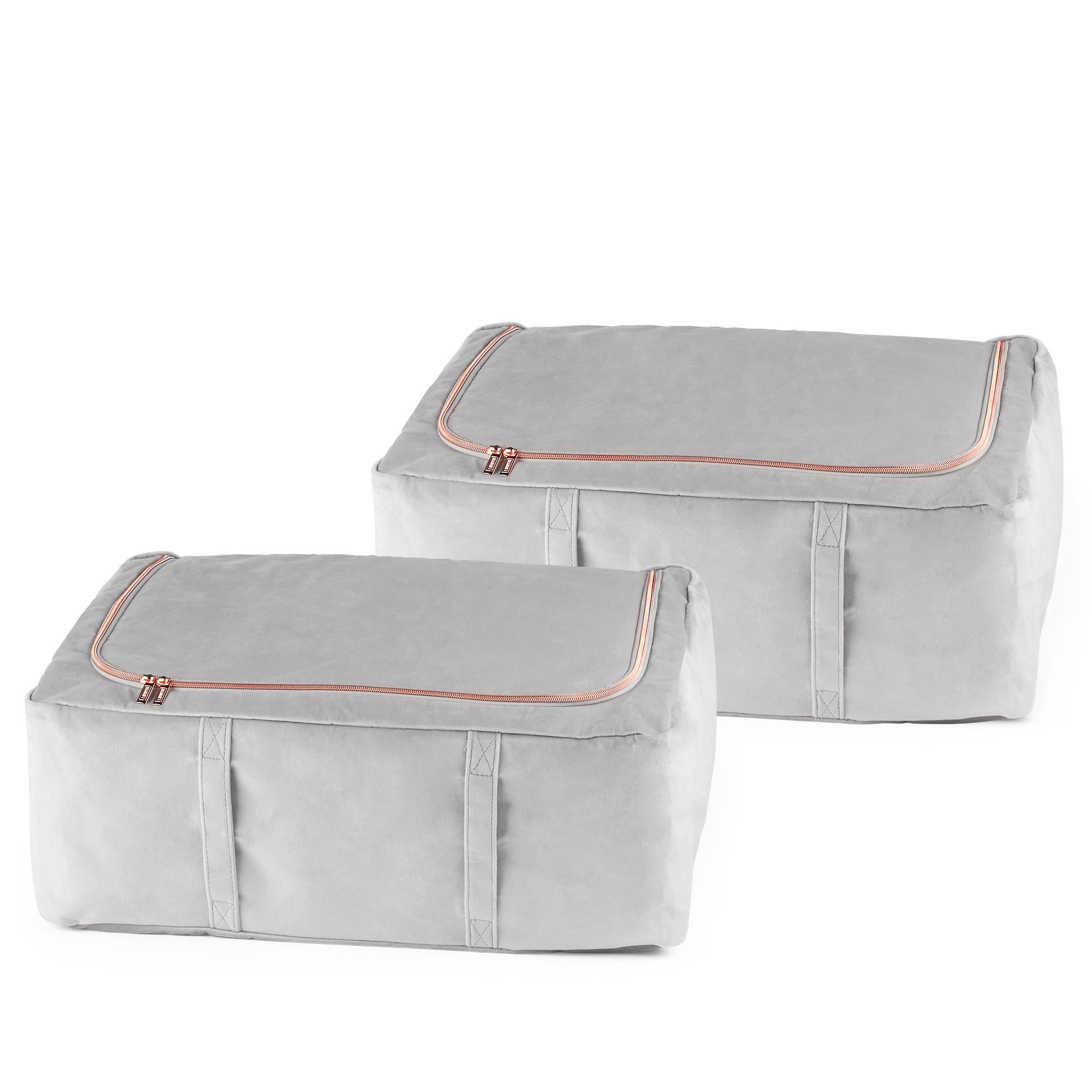 large shallow storage boxes
