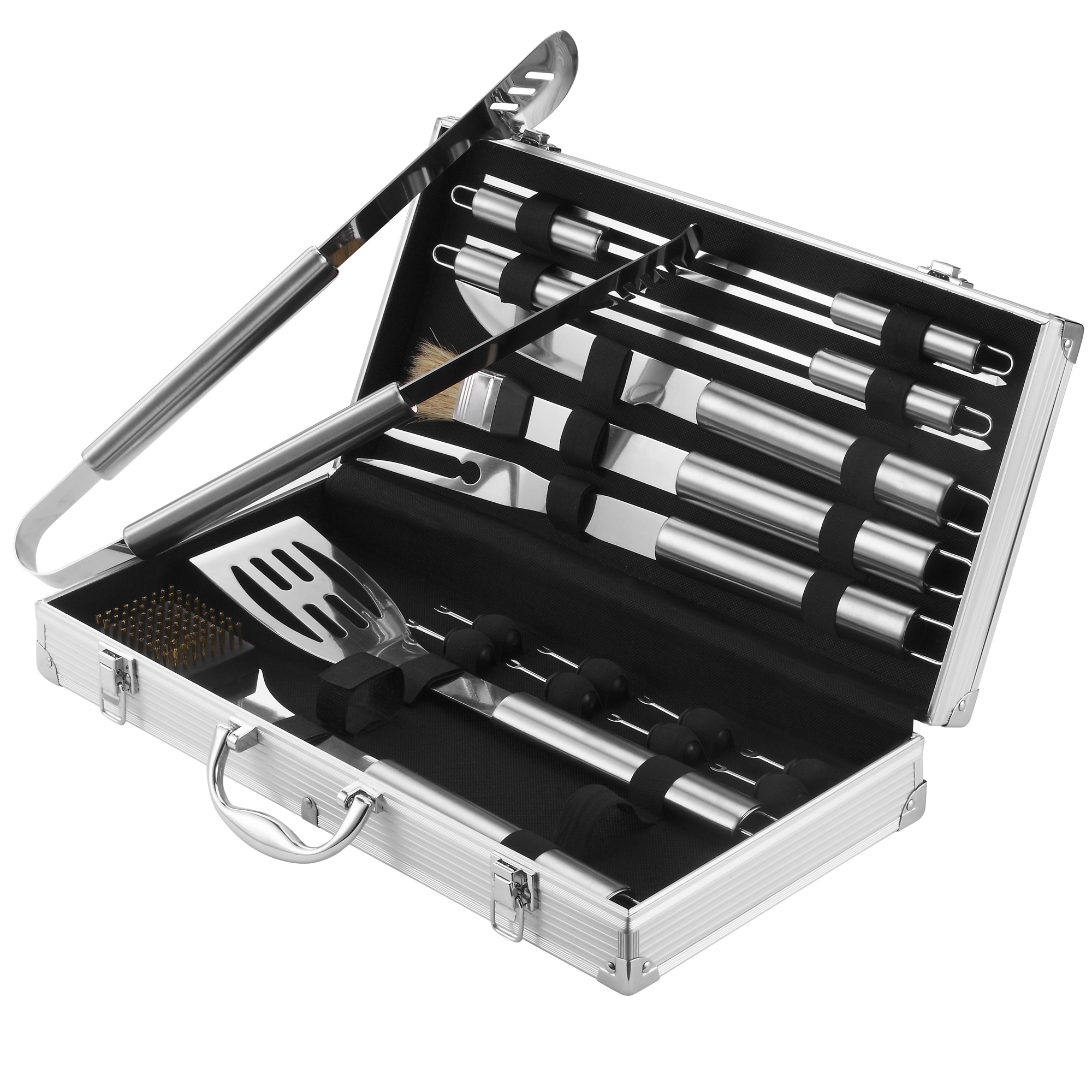 Vonhaus 18pc Stainless Steel Bbq Barbecue Grill Tool Set With Details About Vonhaus 18pc Stainless Steel Bbq Barbecue Grill Tool Set With Storage Case