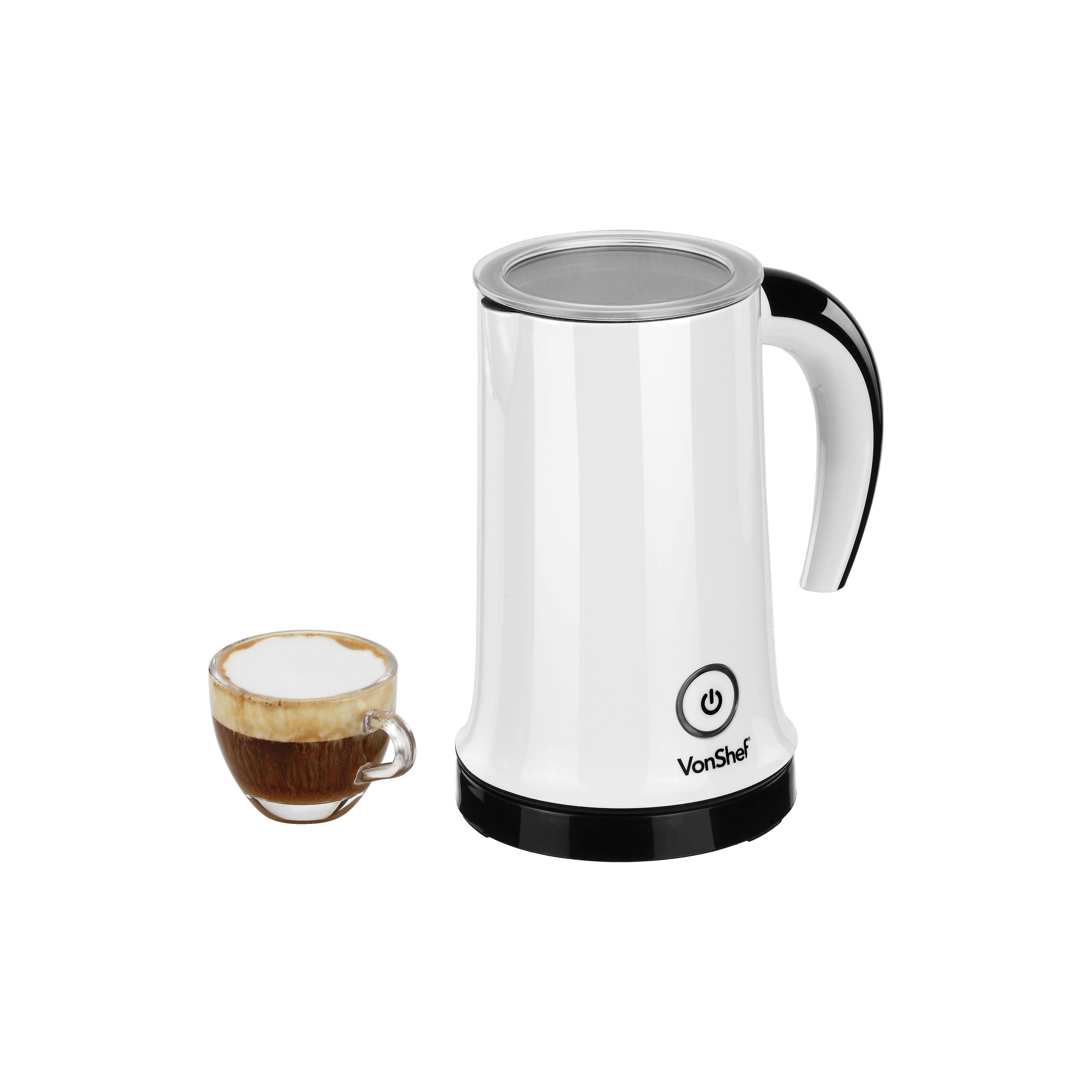 Thumbnail 6. VonShef Automatic Electric Milk Frother and Heater Carafe - St...