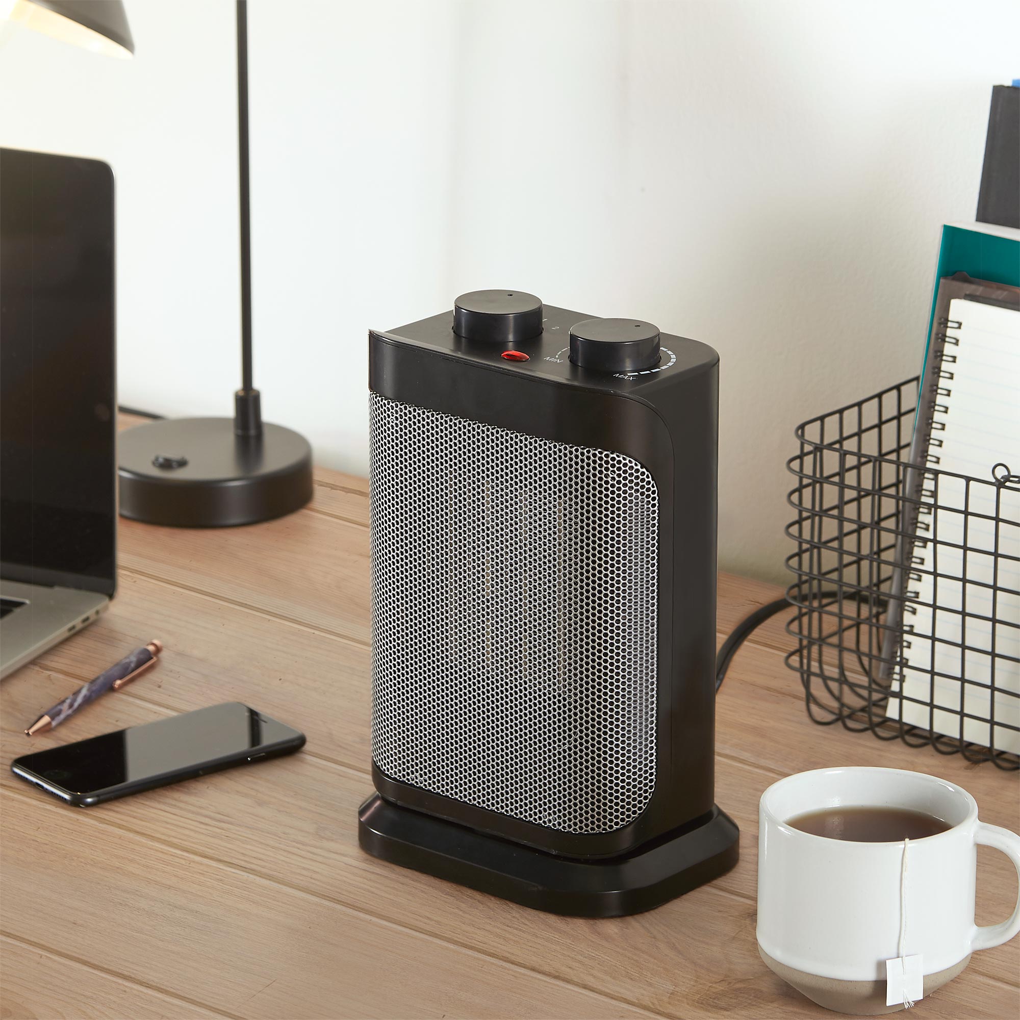 VonHaus Oscillating Electric Heater Ceramic Space Heater Fan Heater