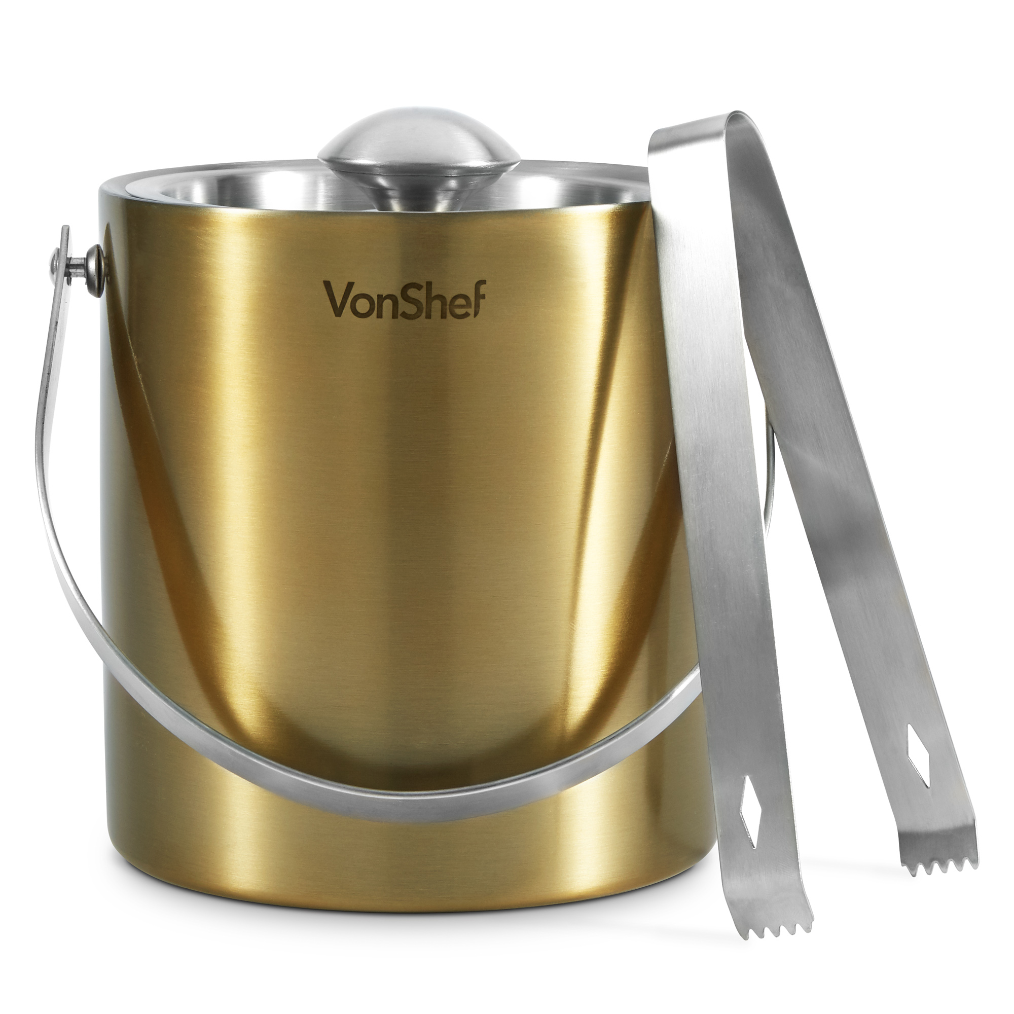 Corkcicle Triple-Walled Insulated Stainless Steel Ice Bucket With Lid